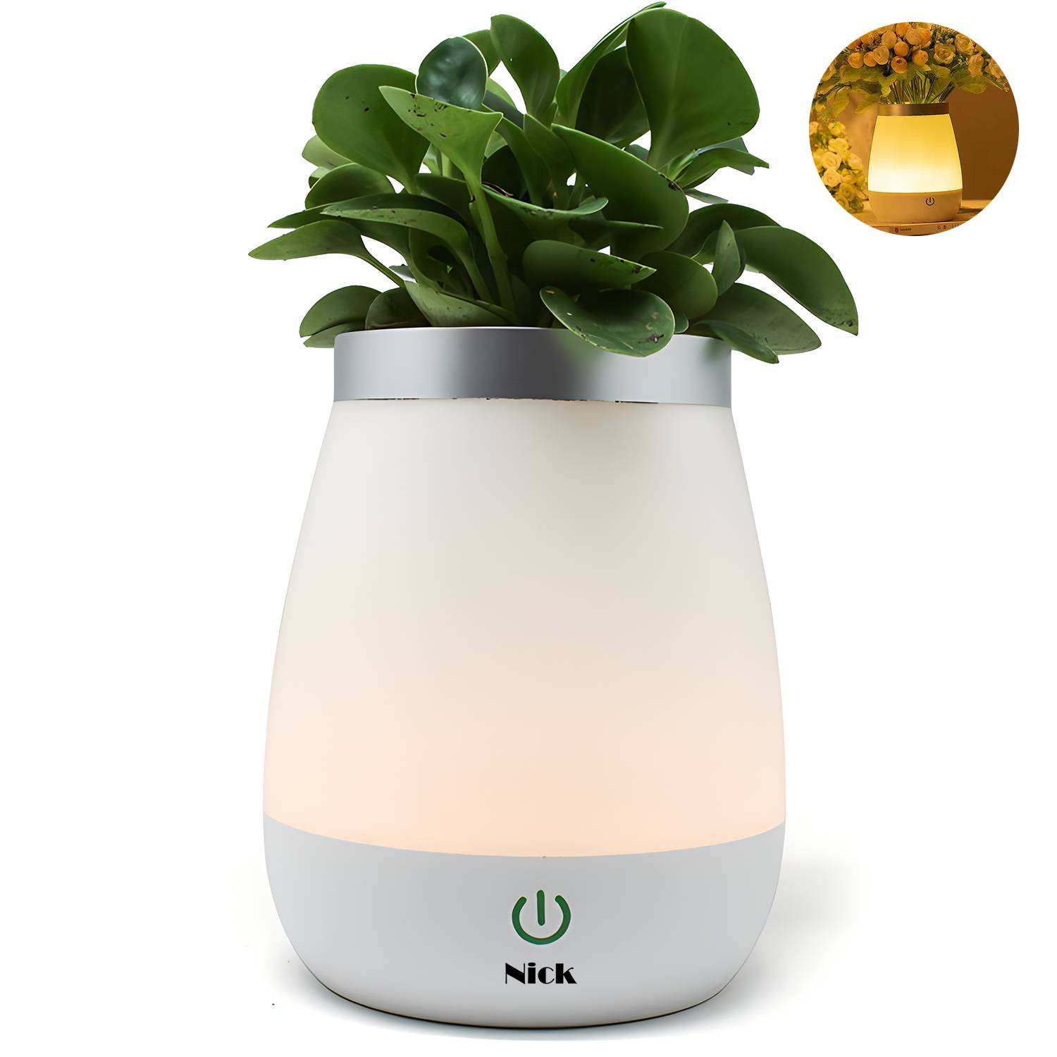 ABS Night Light Rechargeable Flower Arrangement Decoration 2
