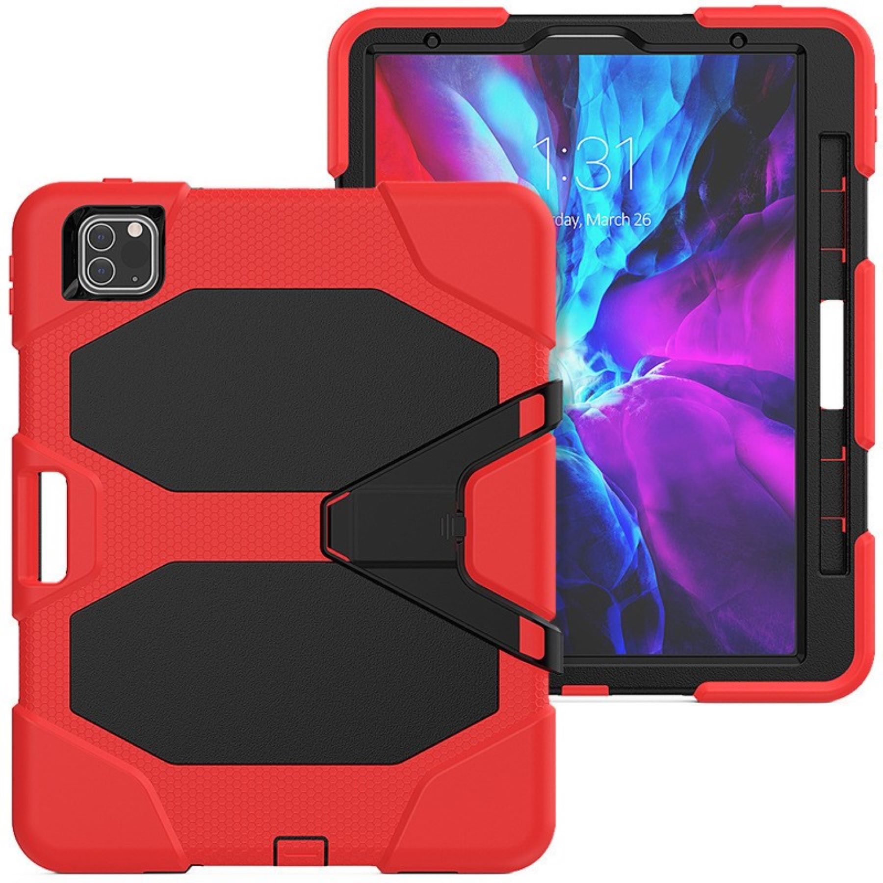 iPad 13 Pro M4 Rugged Case with Stand 2