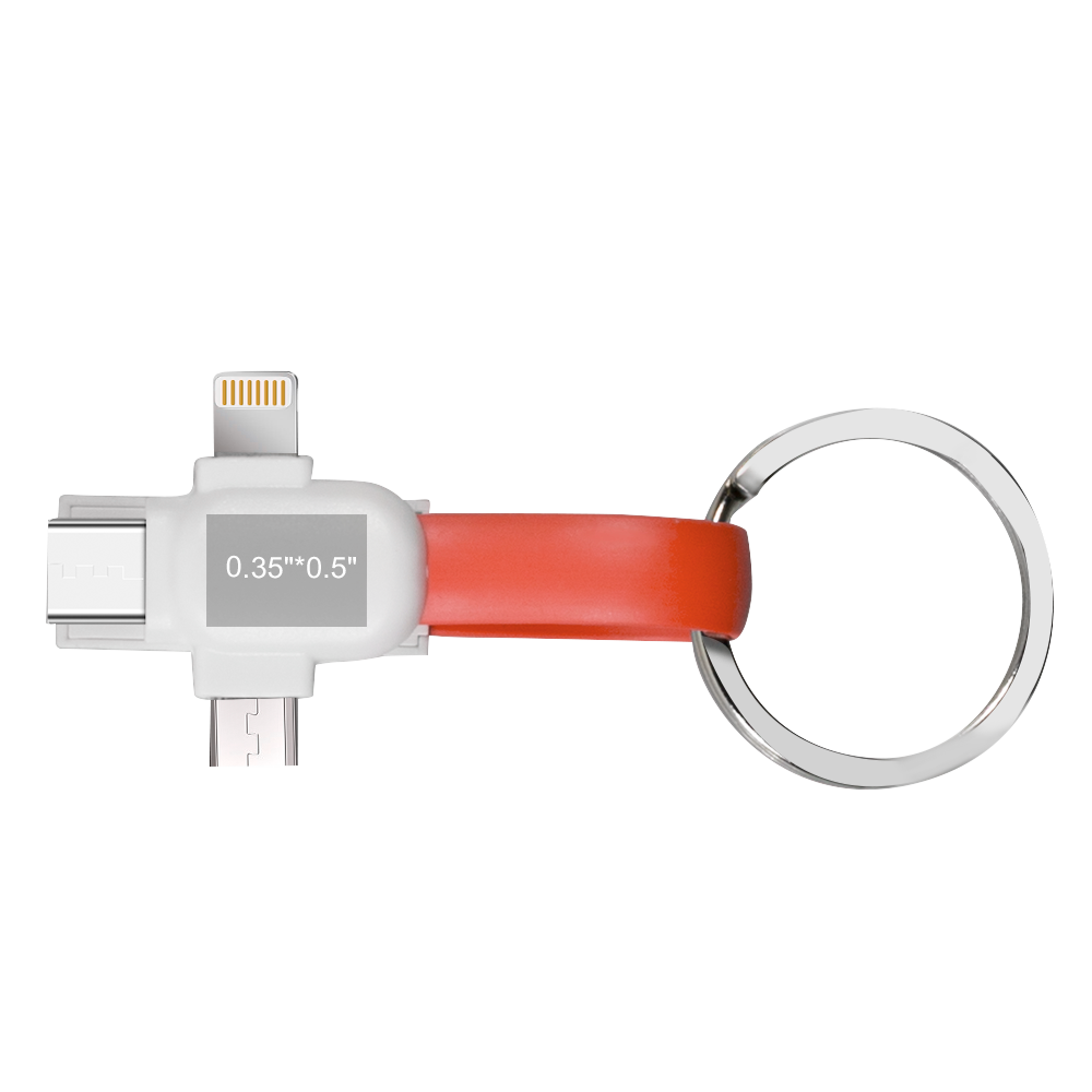 Arleta 3-in-1 Magnetic Key Ring and Charging Cable