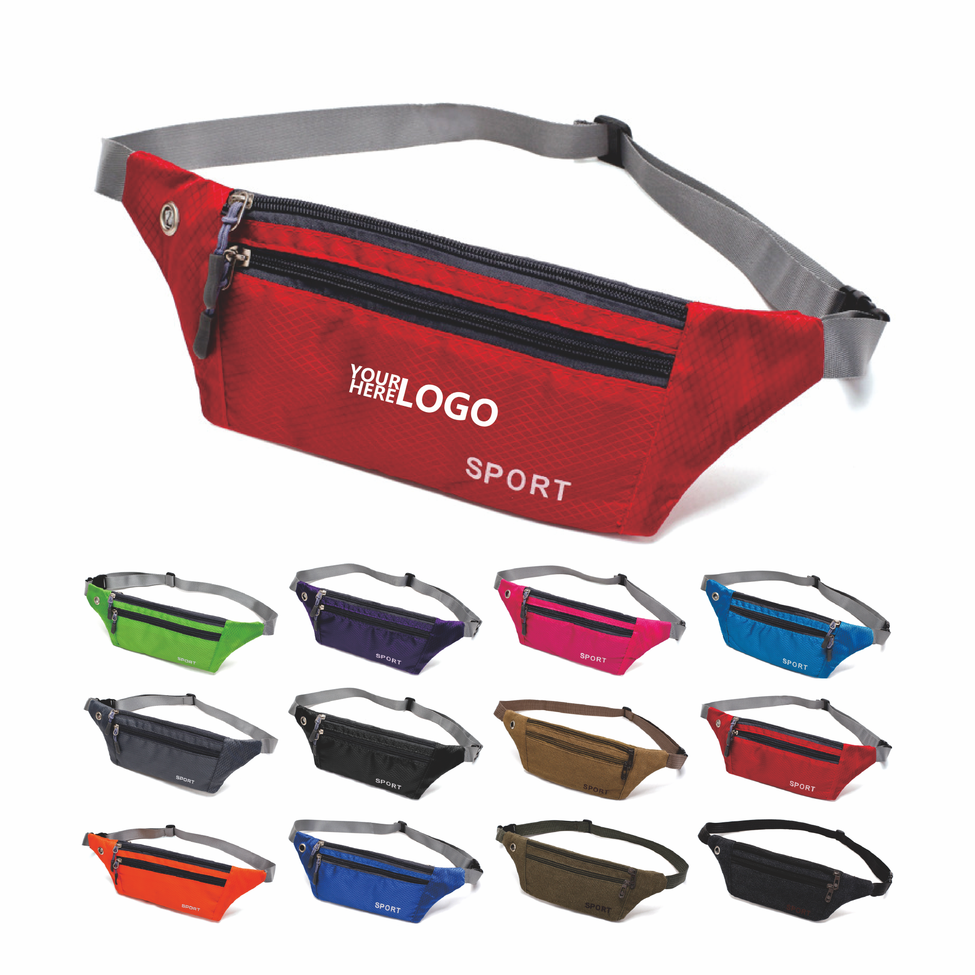 Retro Canvas Belt Bag 2