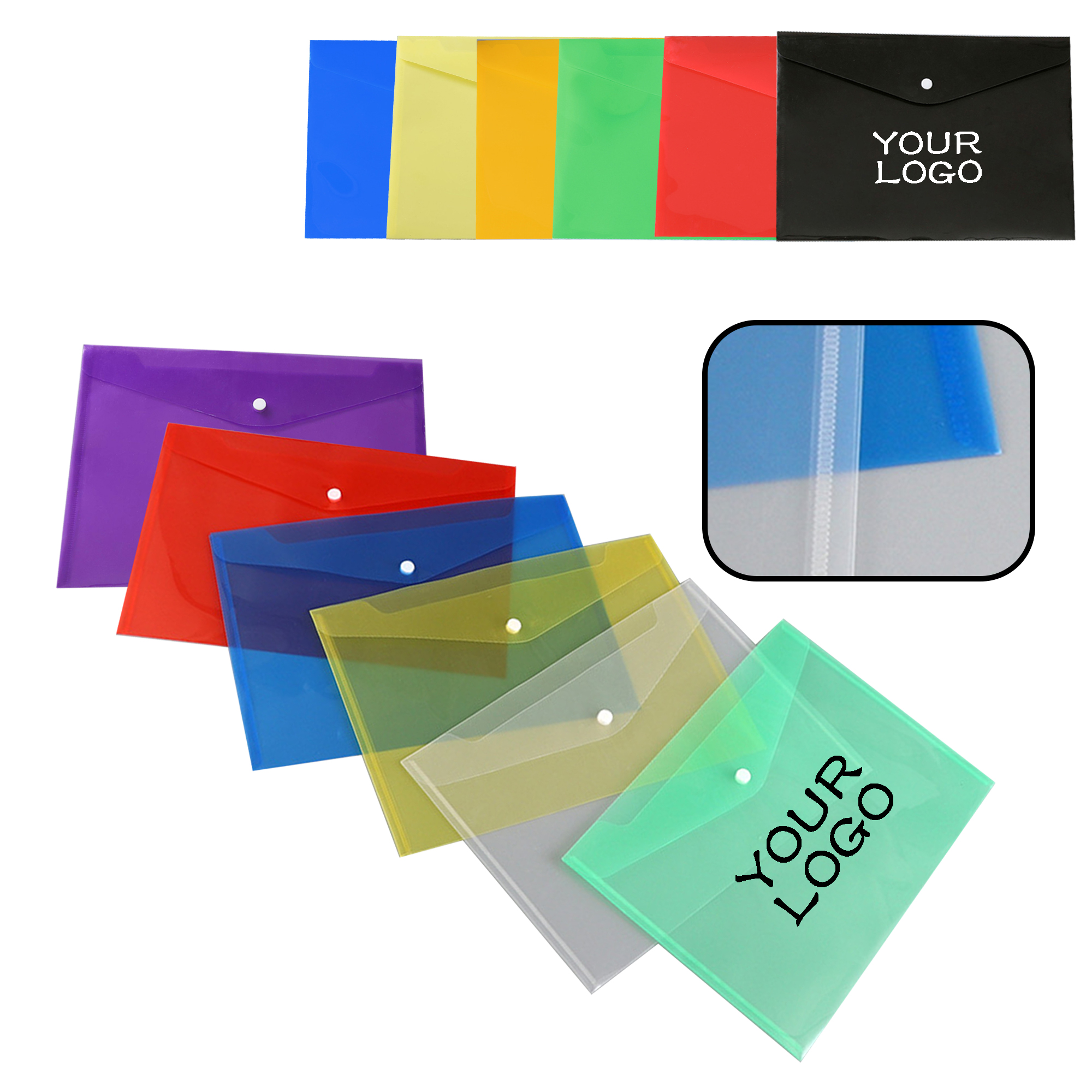 MOQ 30 PCS Snap Button Folder 2