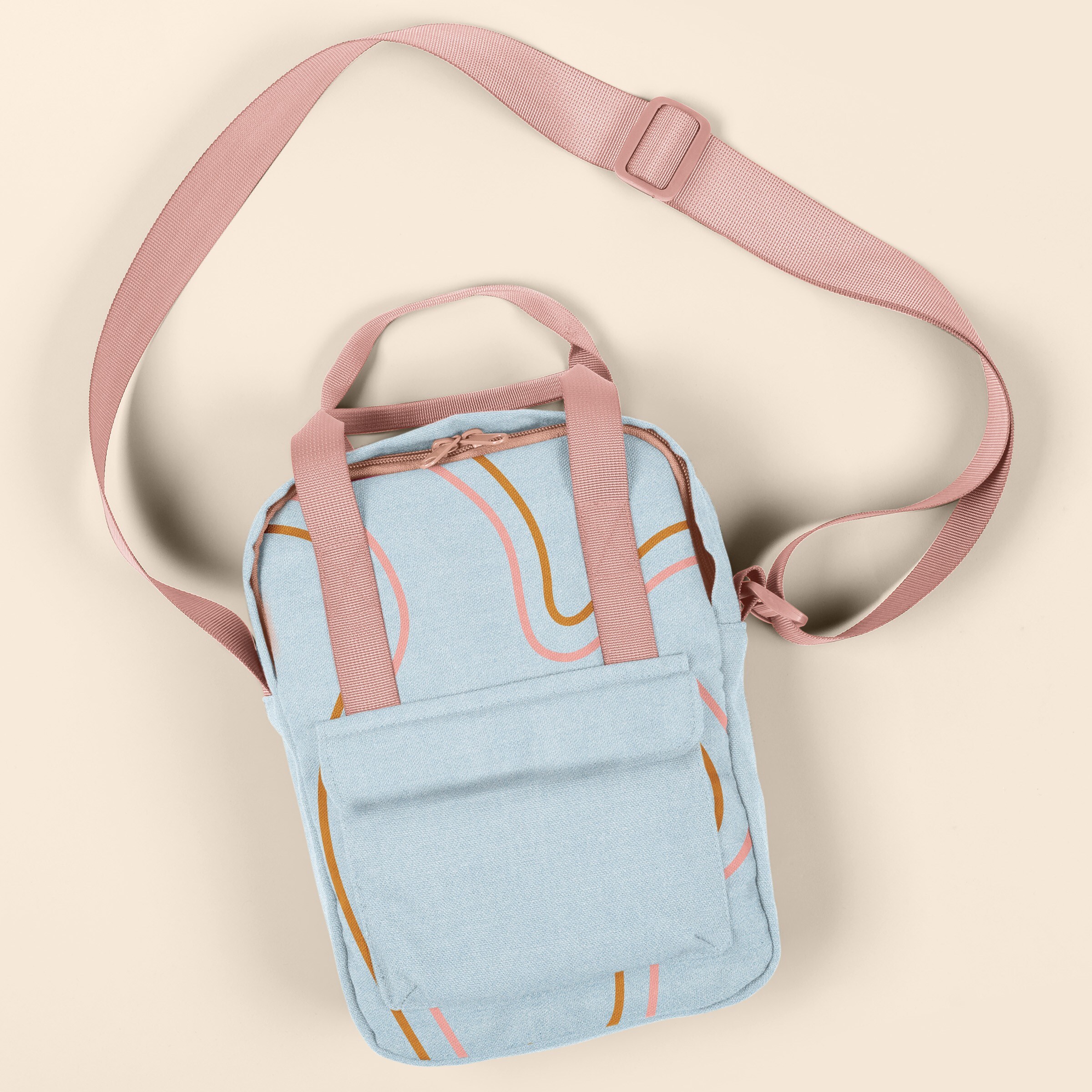MINI BACKPACK CROSSBODY - DENIM