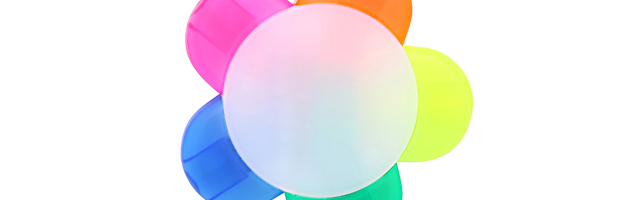 Flower Multi-Color Highlighters
