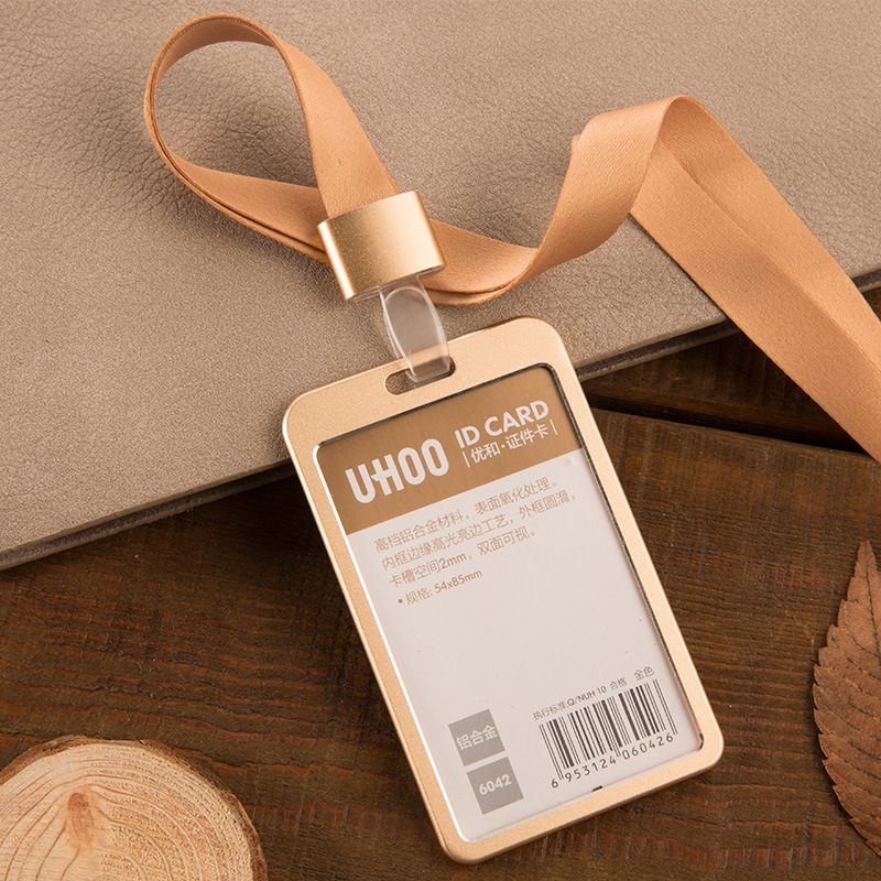 Metal ID Card Badge Holder with Lanyard 6