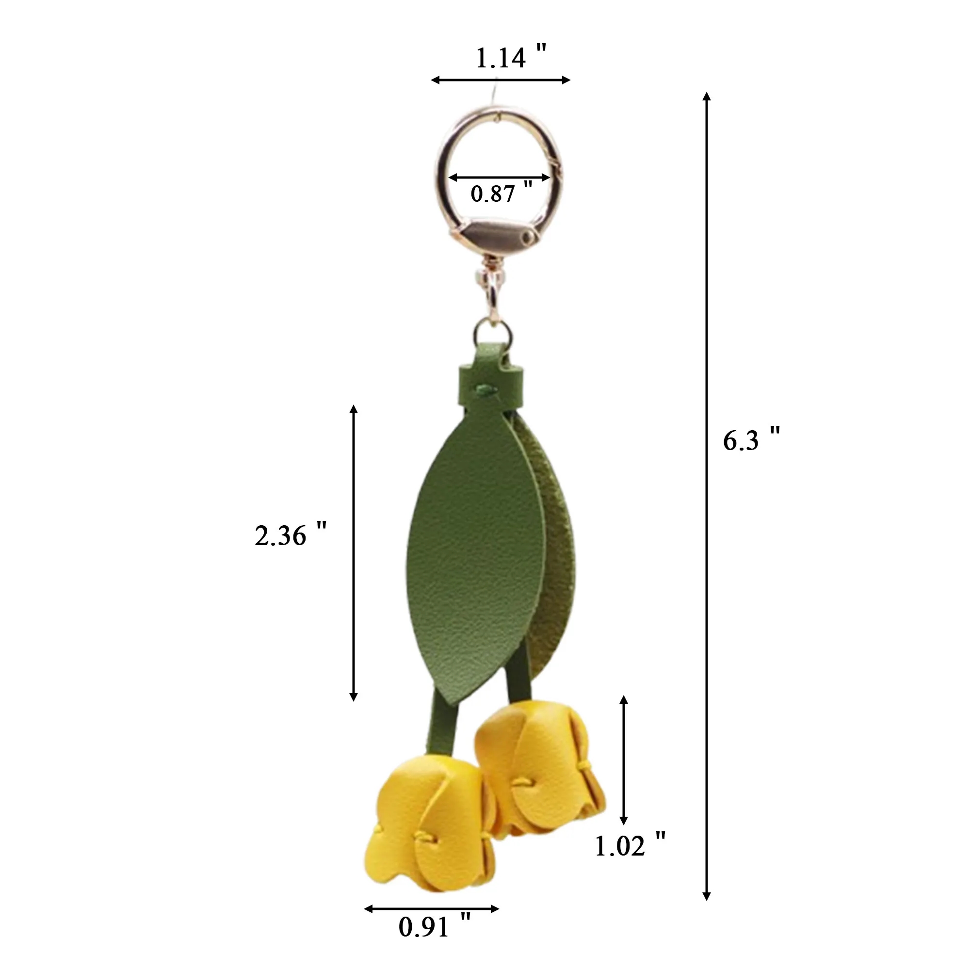 Lovely Floral Keychain Handcrafted Gift 2