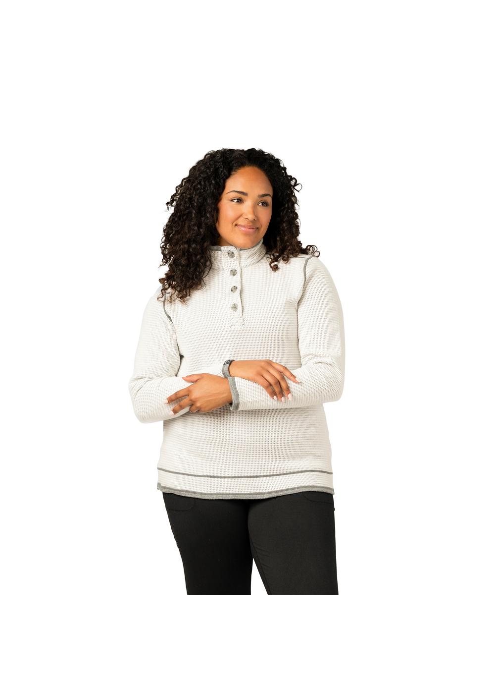 Storm Creek Women's Maverick Waffle Knit Button Up 83