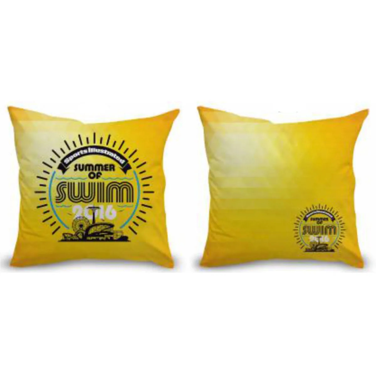 Sublimated Polyester Throw Cushion, 12x12 1