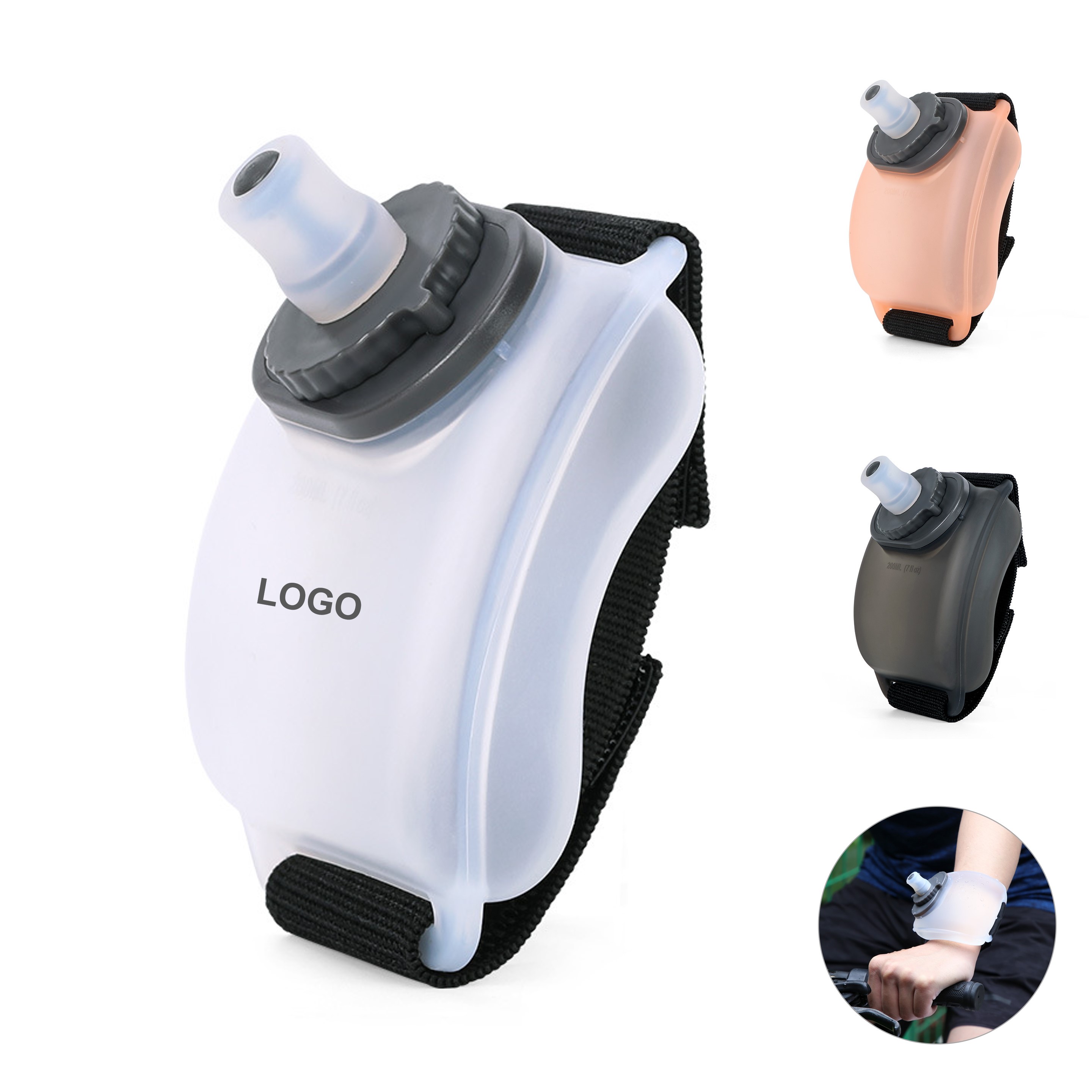 Silicone Wrist Water Bottle (direct import) 3