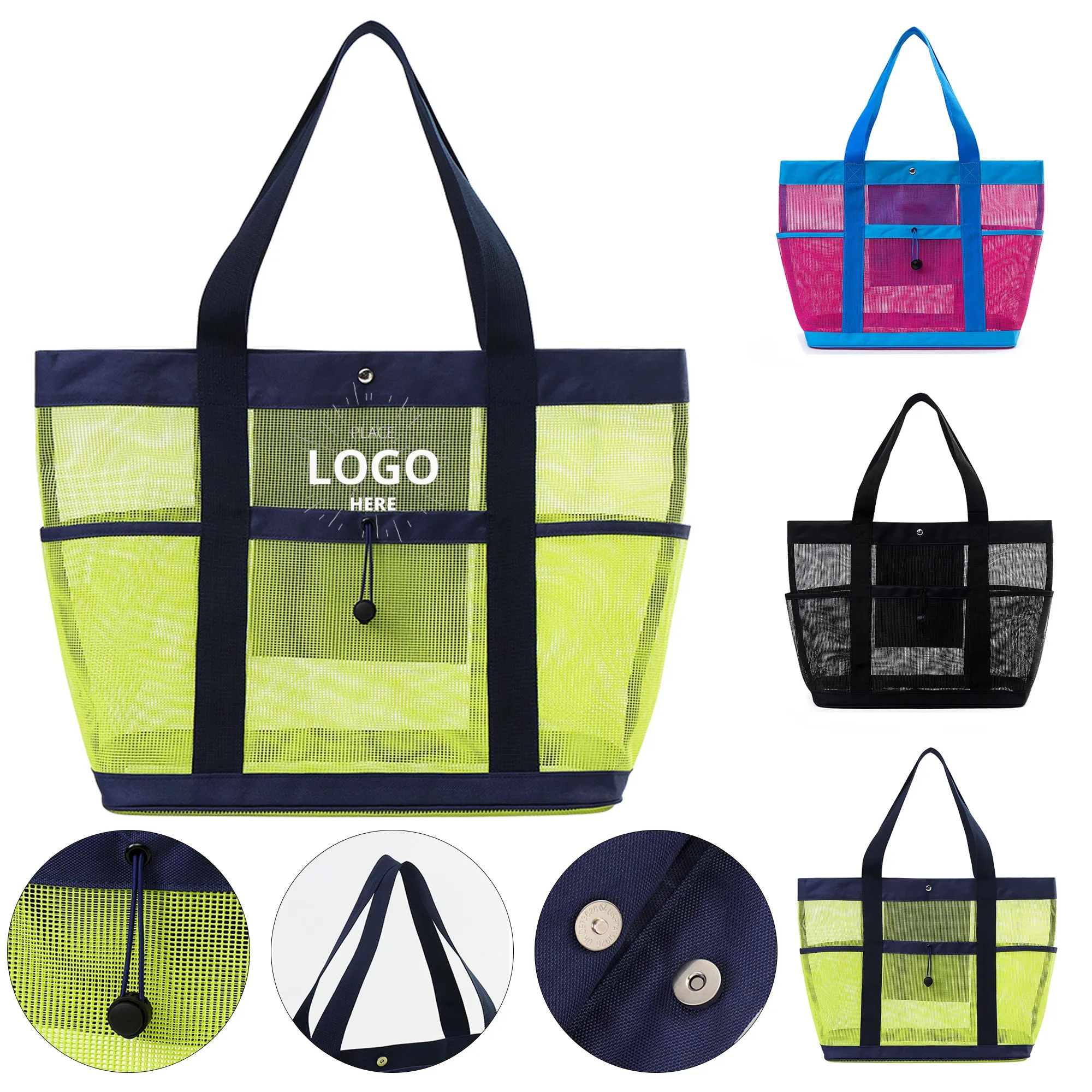 Mesh Large Capacity Beach Swim Bag 3