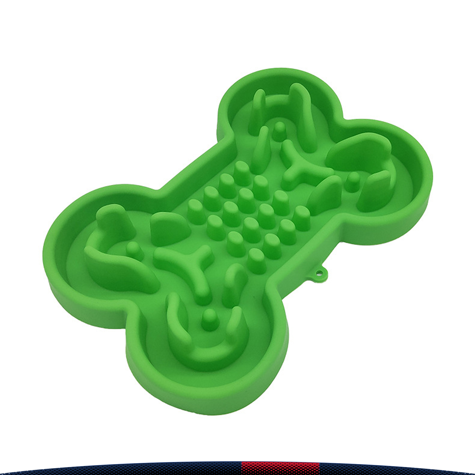 Bone Shape Slow Feeder Pet Bowl 3