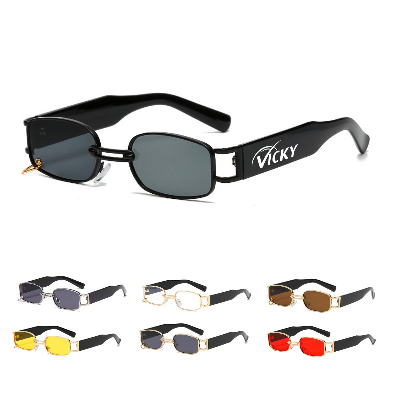 Vintage Square Sunglasses 3