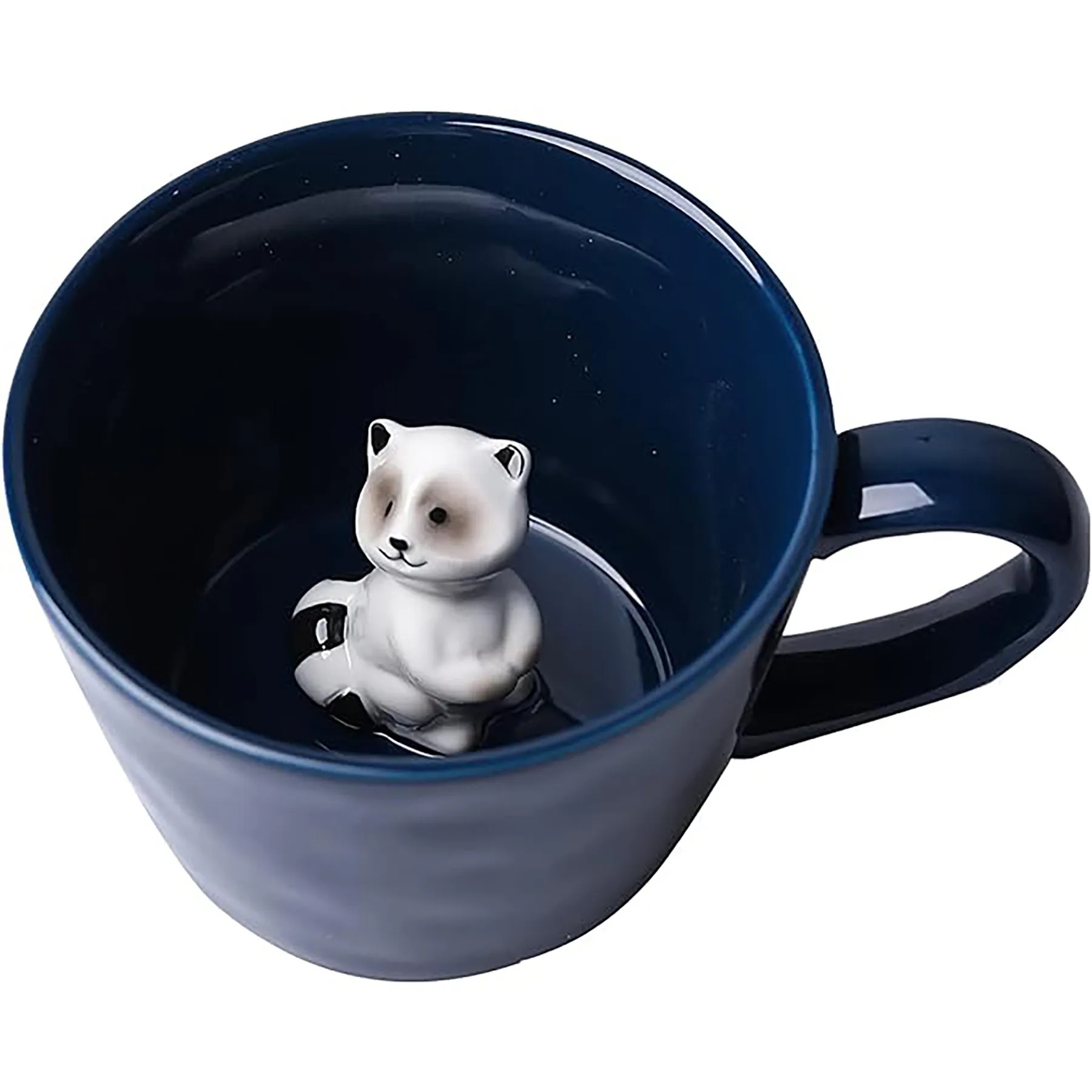 Ceramic Mug with Hidden 3D Animal 3