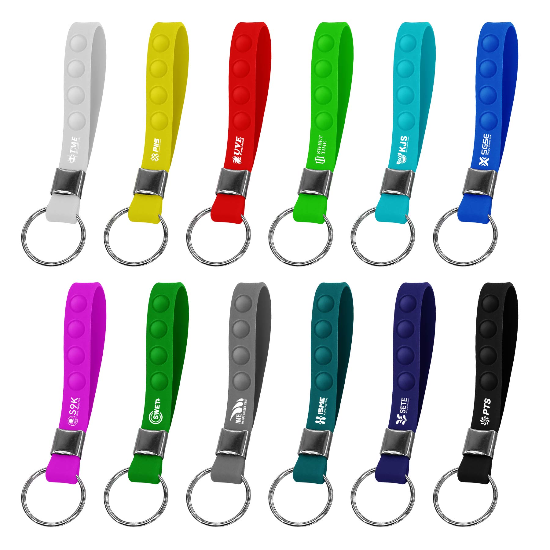 Push Pop Bubble Keychain 2