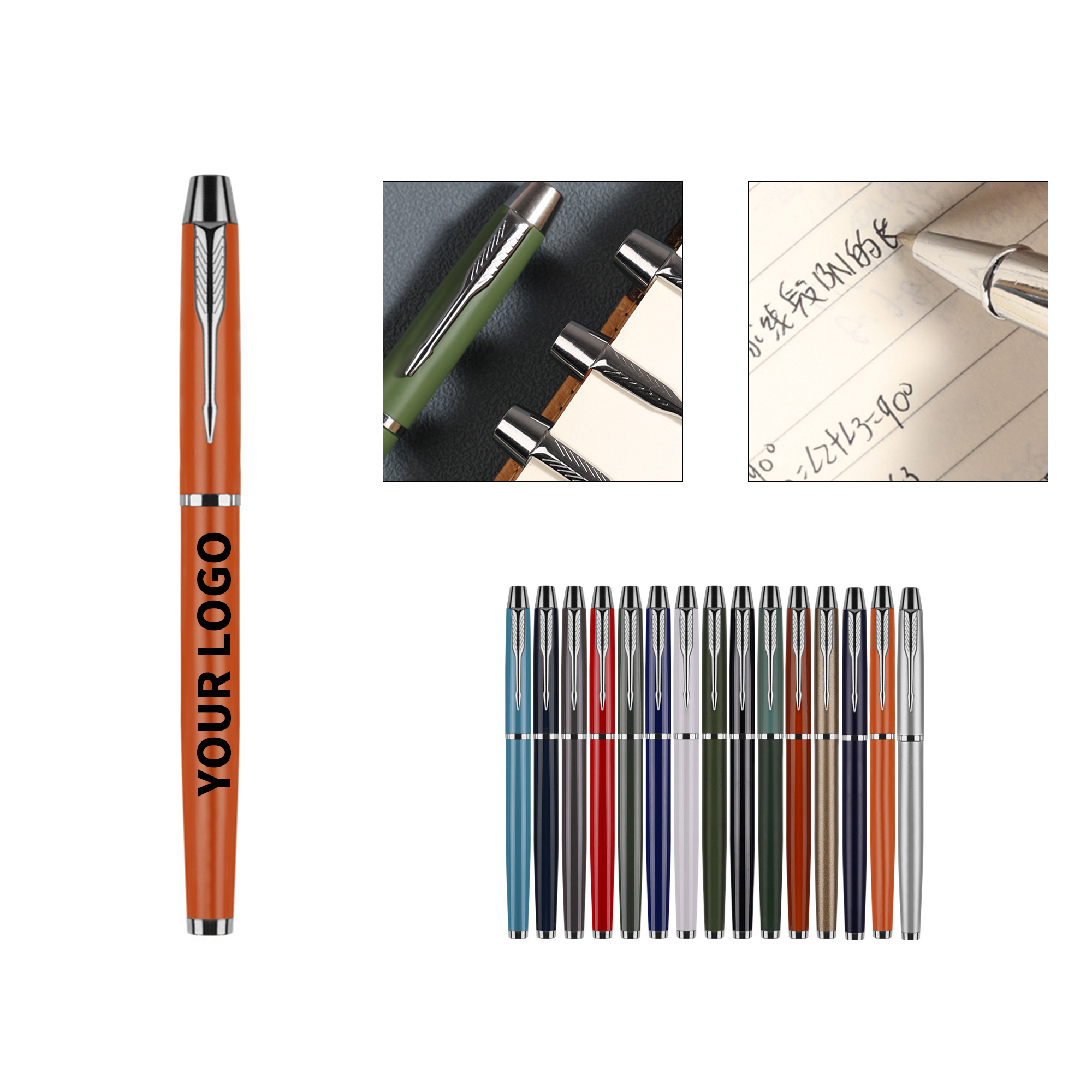 Chrome Accent Signature Writing Pen 2