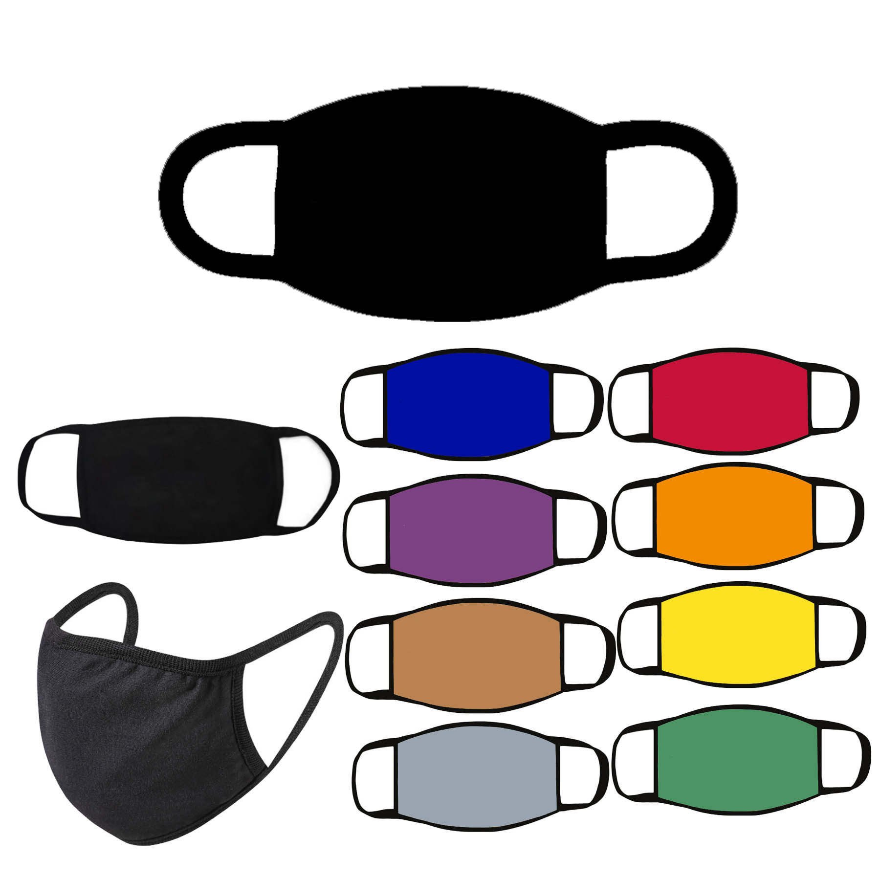 Cotton Protective Reusable Masks 1
