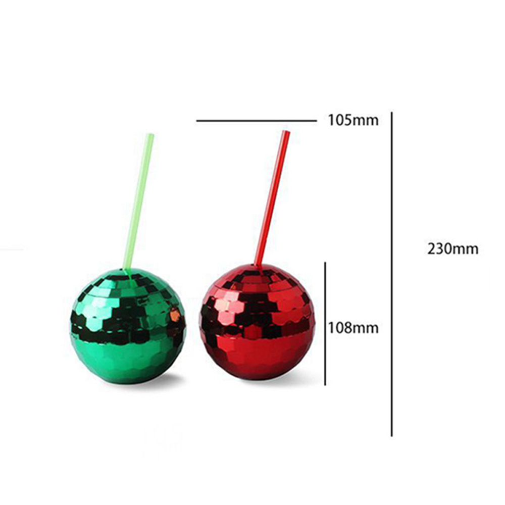 Glow Ball Light Up Tumbler Cups With Straw 2