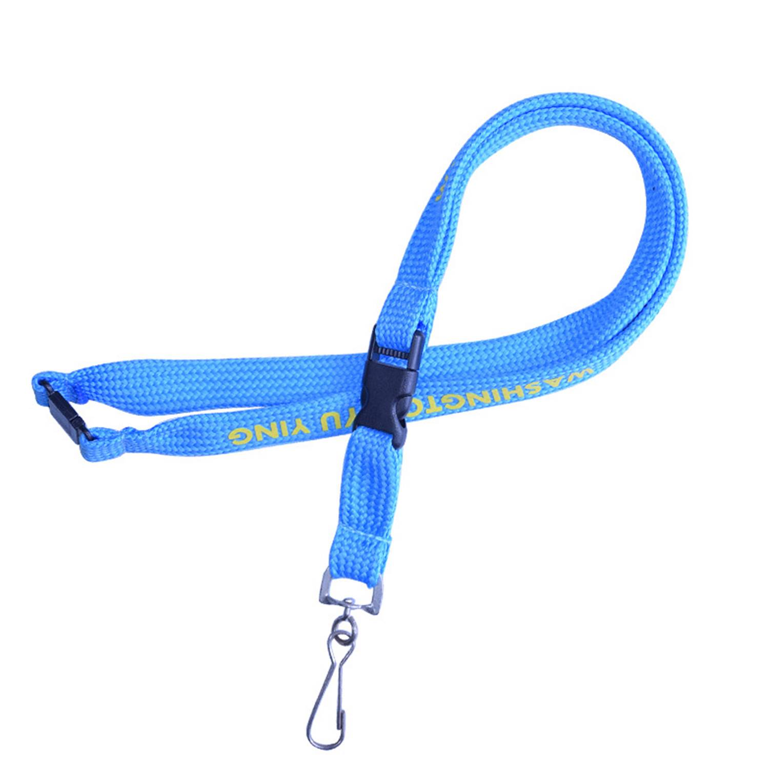 Personalized Nylon ID Lanyards with Safety Buckle 2