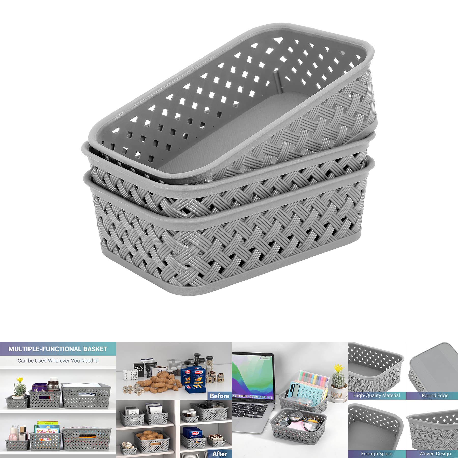 Plastic Storage Basket 2