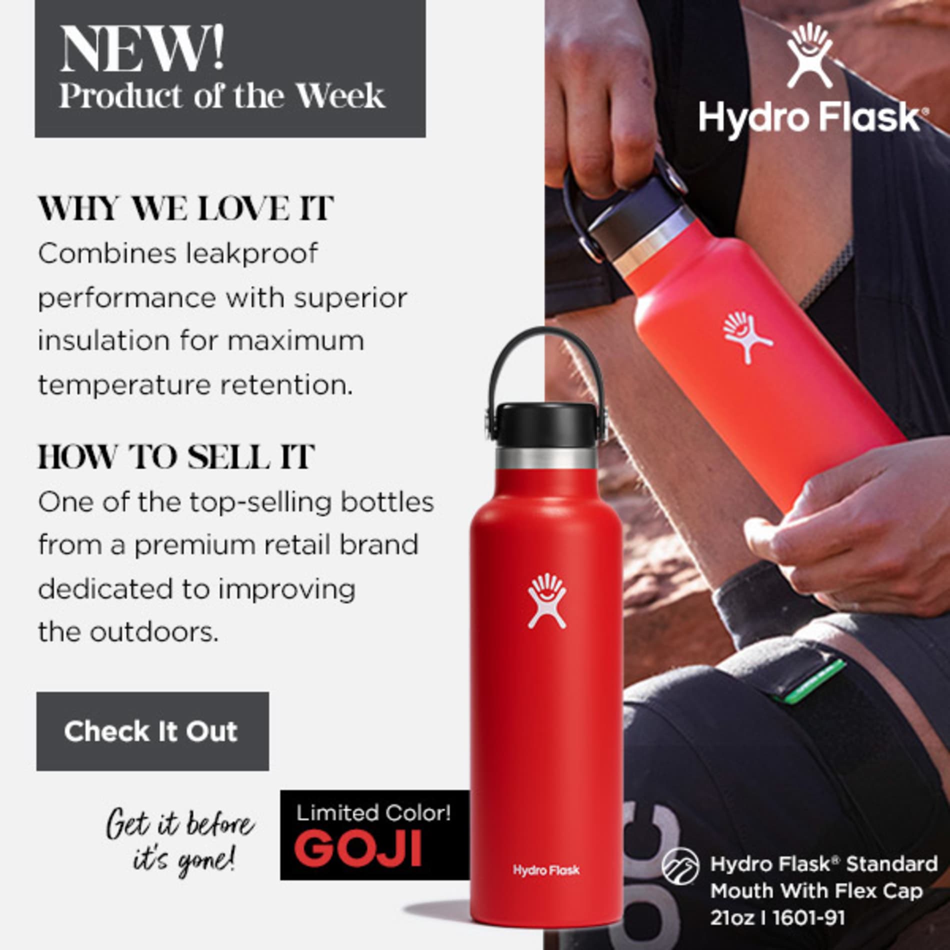 Standard Mouth With Flex Cap 21oz