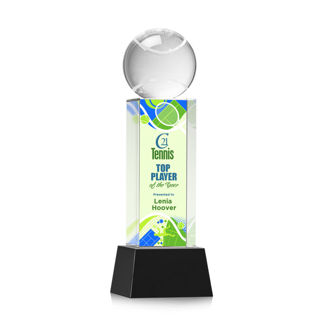 Tennis Ball VividPrint™ Award on Belcroft - Black 7