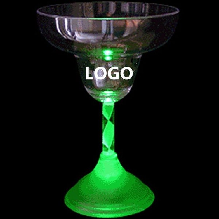 LED Light Up Flashing Margarita Cocktail Glass 1