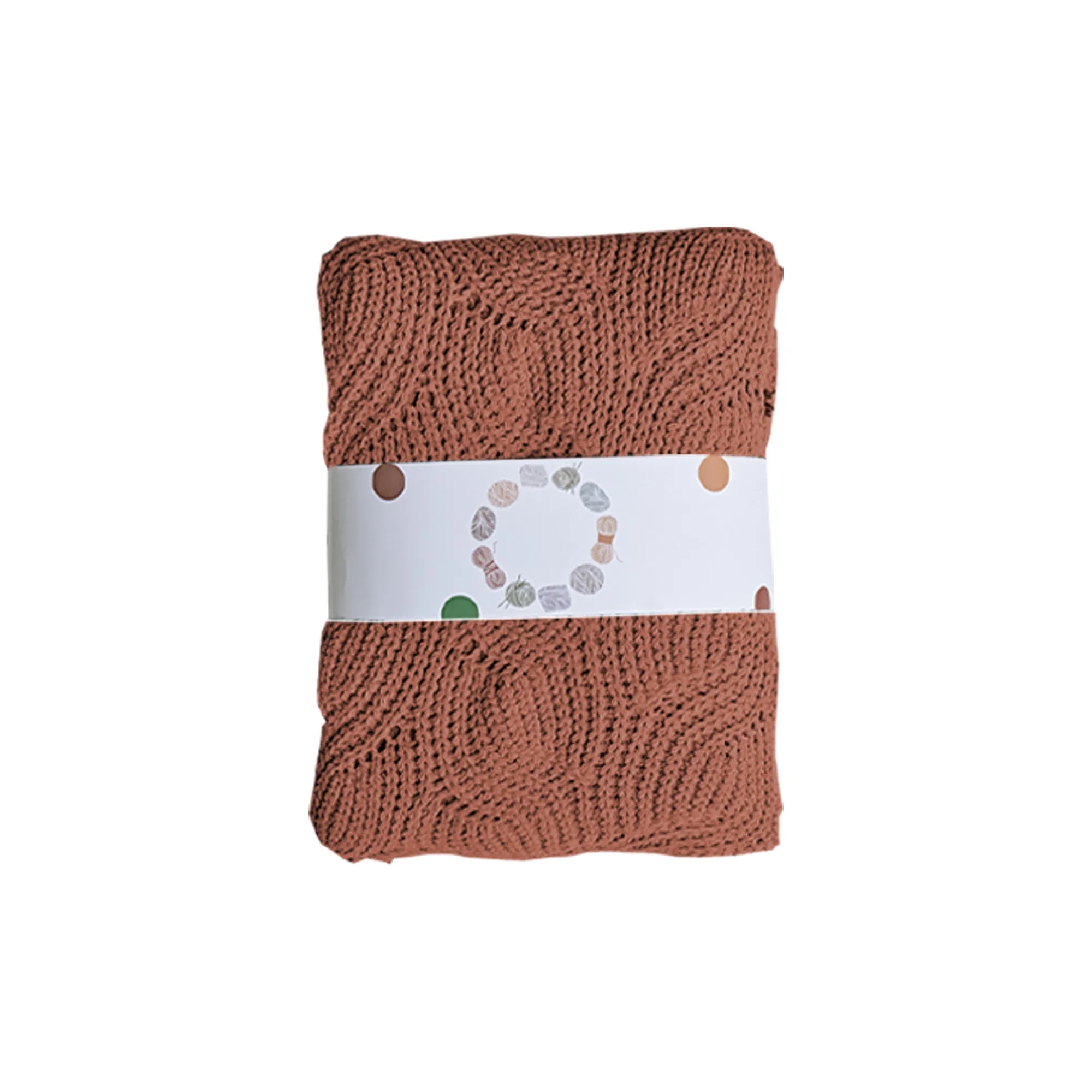 Living Room Knitted Blanket 63" x 51" 8