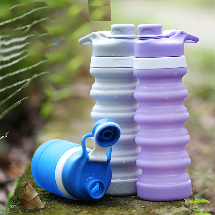 Stretch Folding Bottle With Carabiner 6