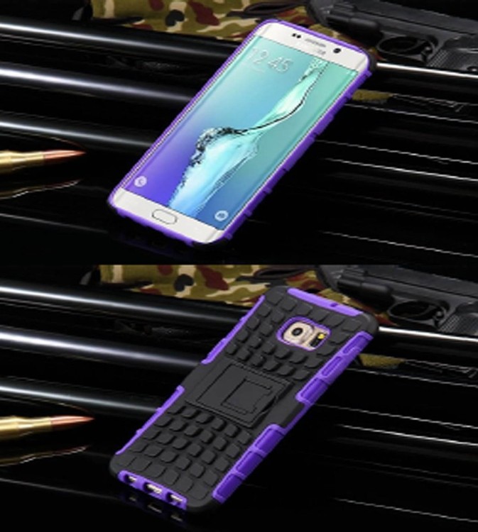 iBank ® Samsung Galaxy S6 Edge Shockproof Case with Belt Clip & Kickstand 1