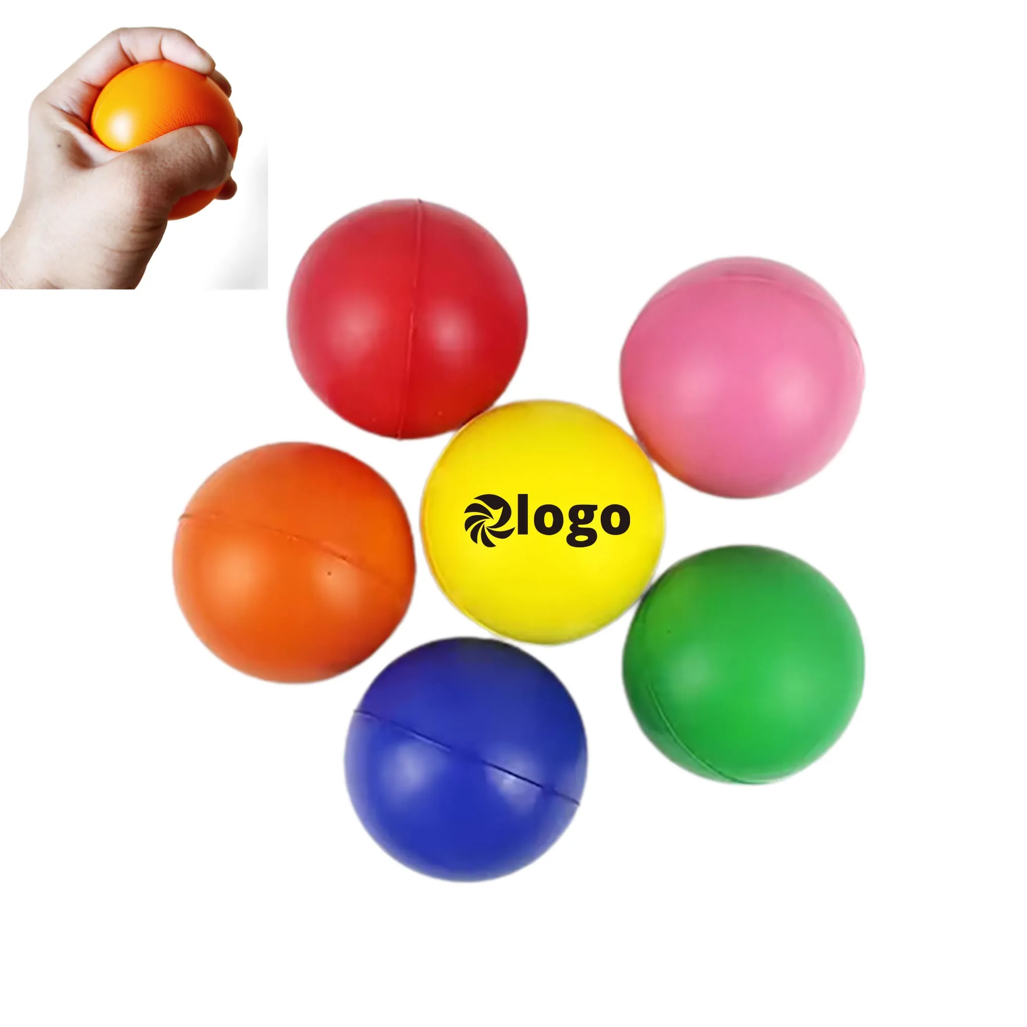 Pure Color Stress Reliever Ball