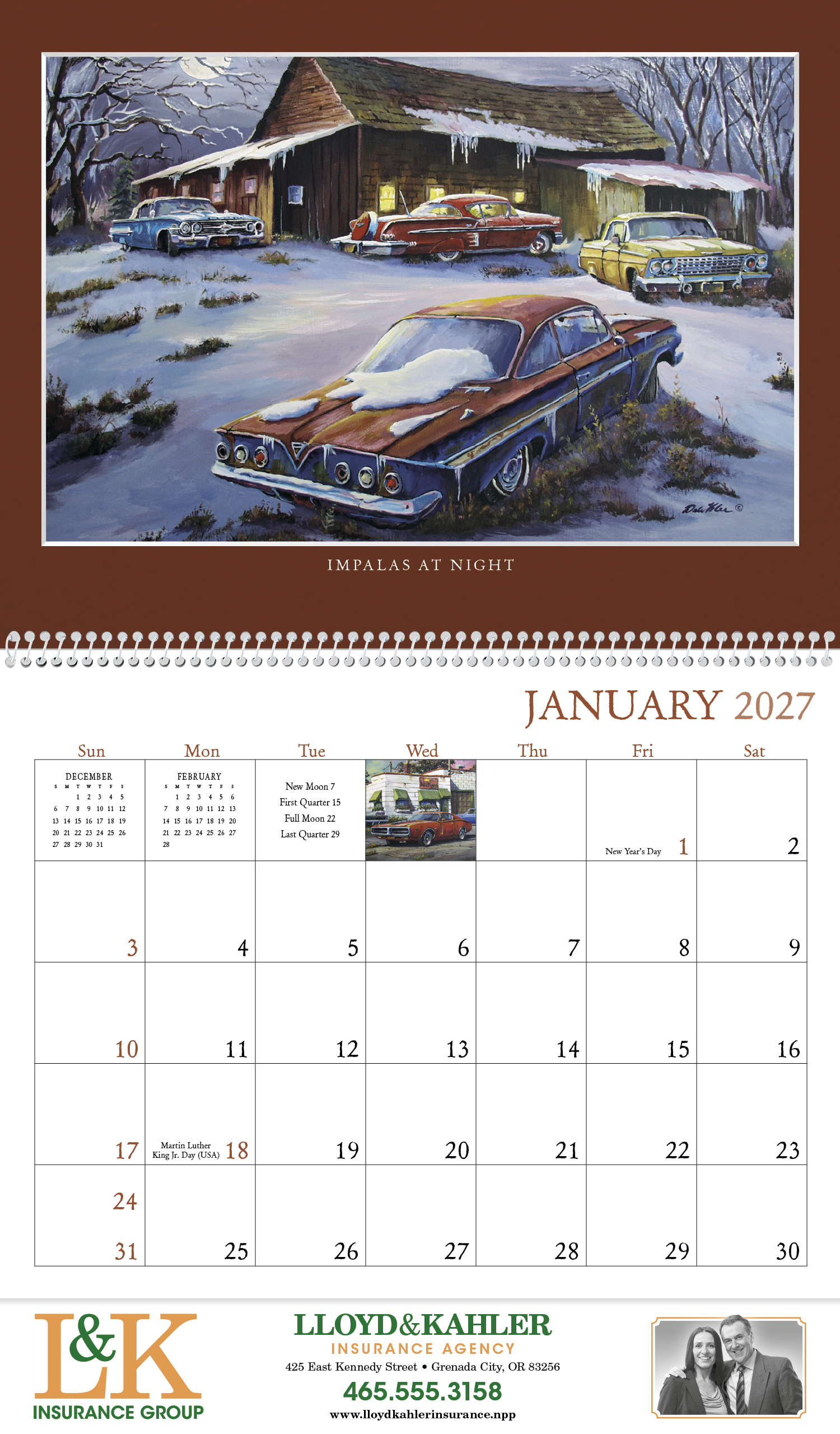 Triumph® Calendars Junkyard Classics by Dale Klee Calendar 46