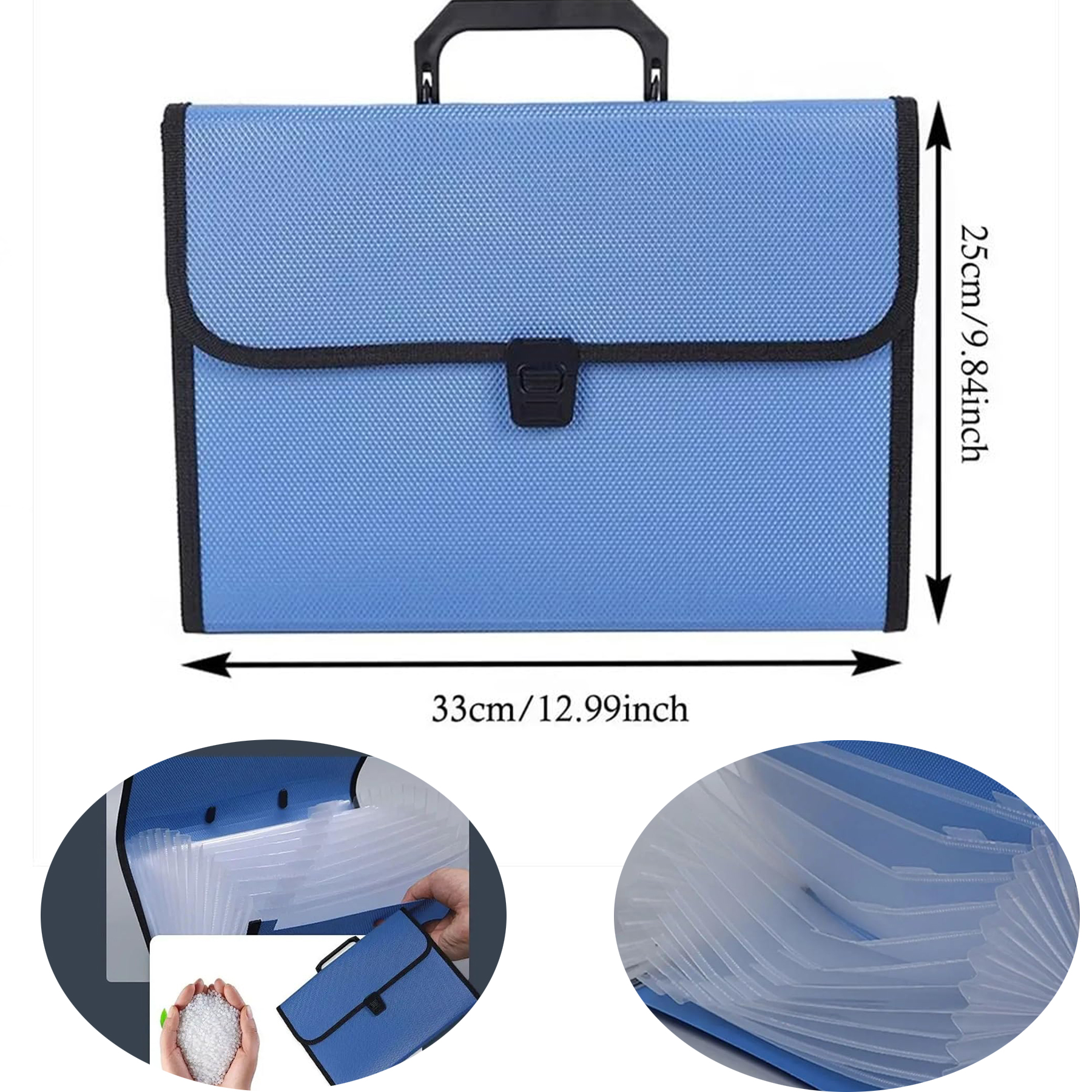 13 Pockets Portable Handheld File Organizer 2