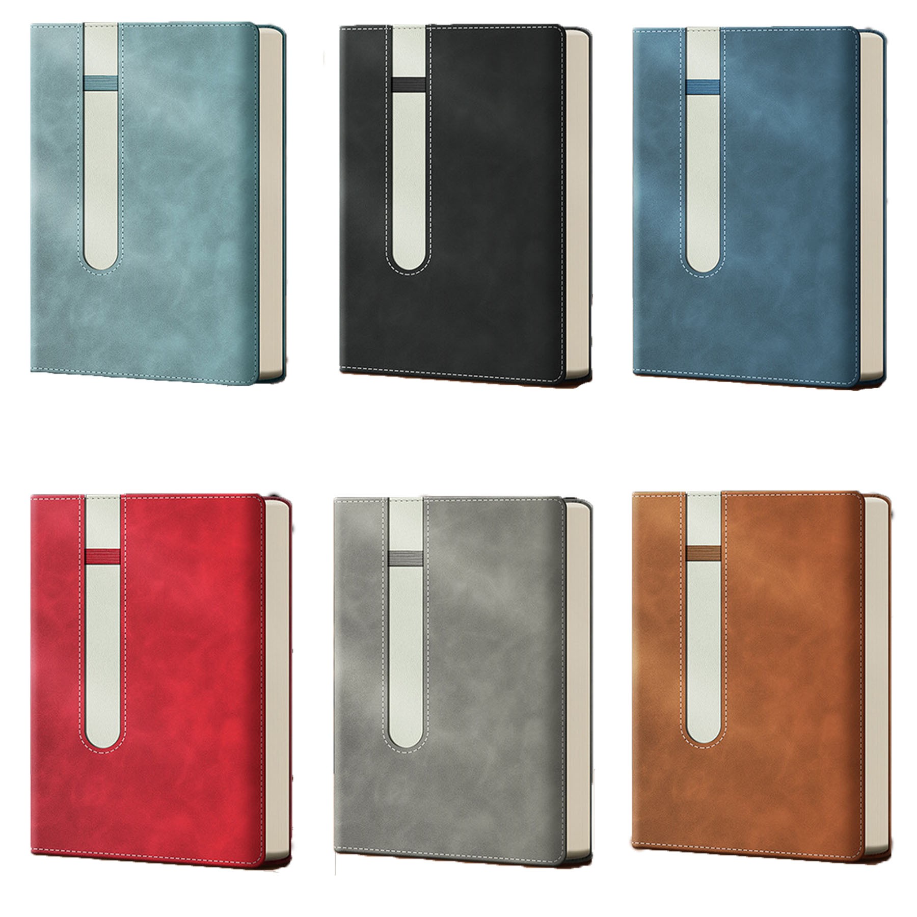 Hardcover A5 Business Notebooks with Pen Holder 3