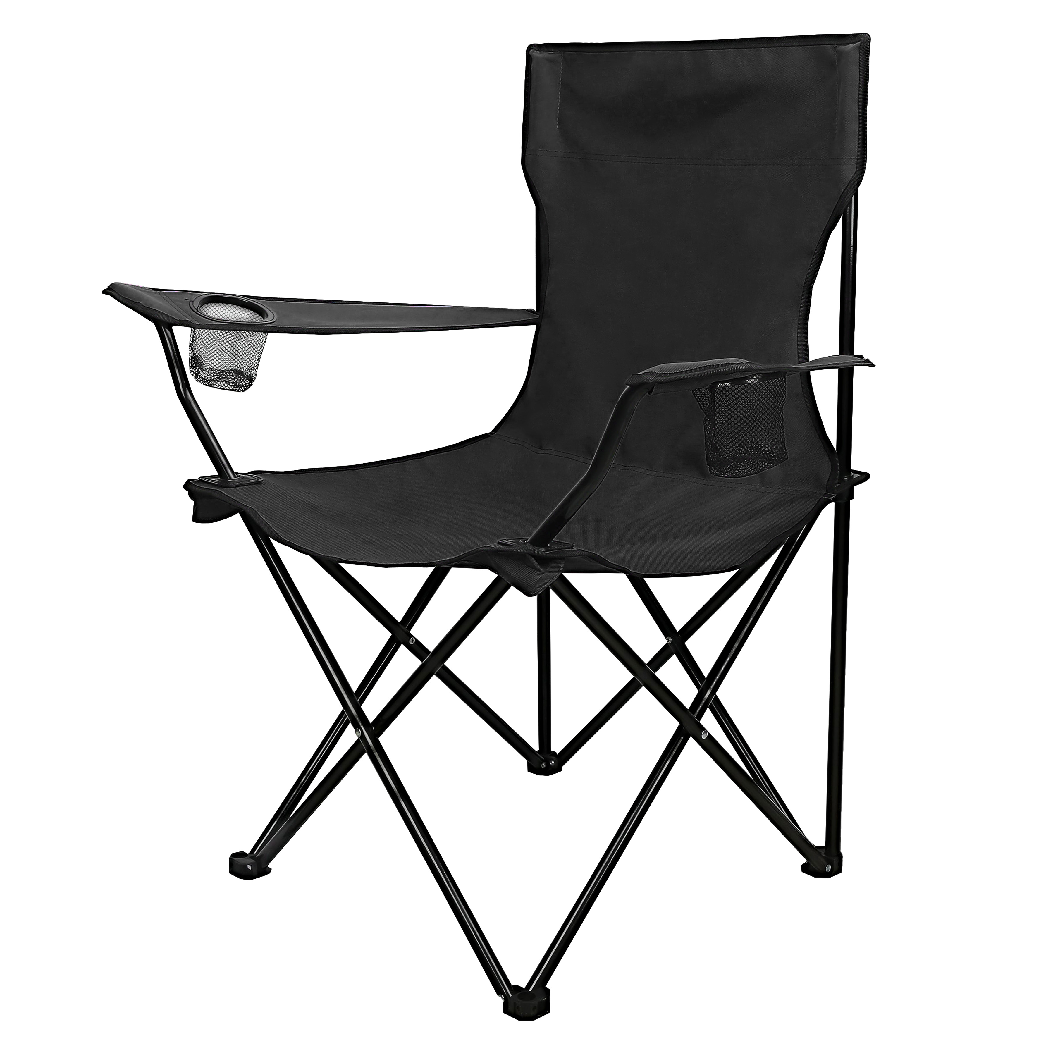 Premium Folding Chair W/ Net Cup Holder 14