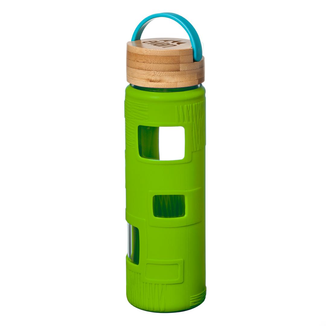 Astral Bottle w/Teal Lid - 22oz, custom glassware with logo imprint 7