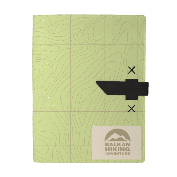 Hubbard Dye-Sublimated Felt Padfolio 106