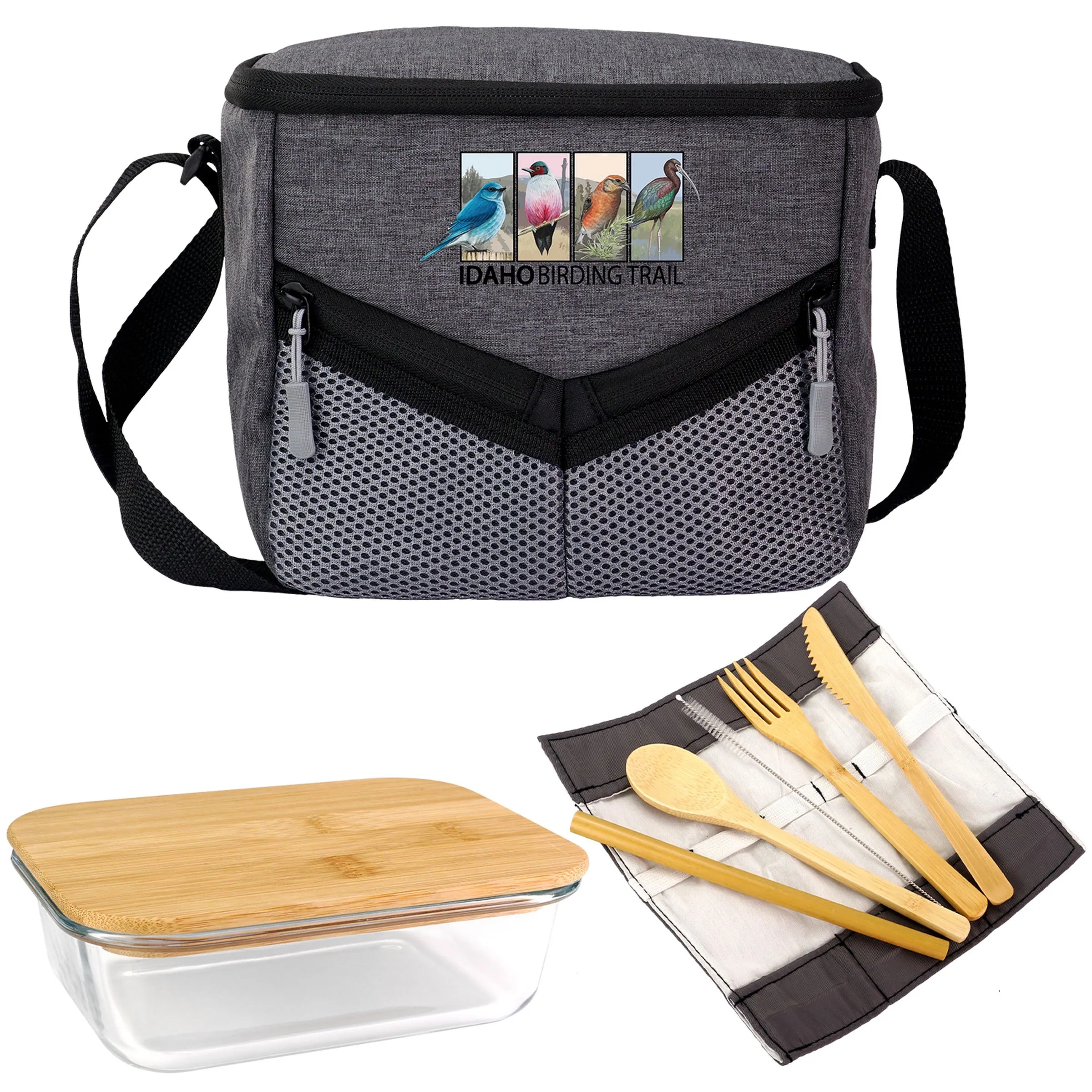 Victory Lunch Cooler Bamboo Set 9