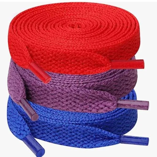 Flat Sneakers Shoelaces Wide Shoes Boot String 7