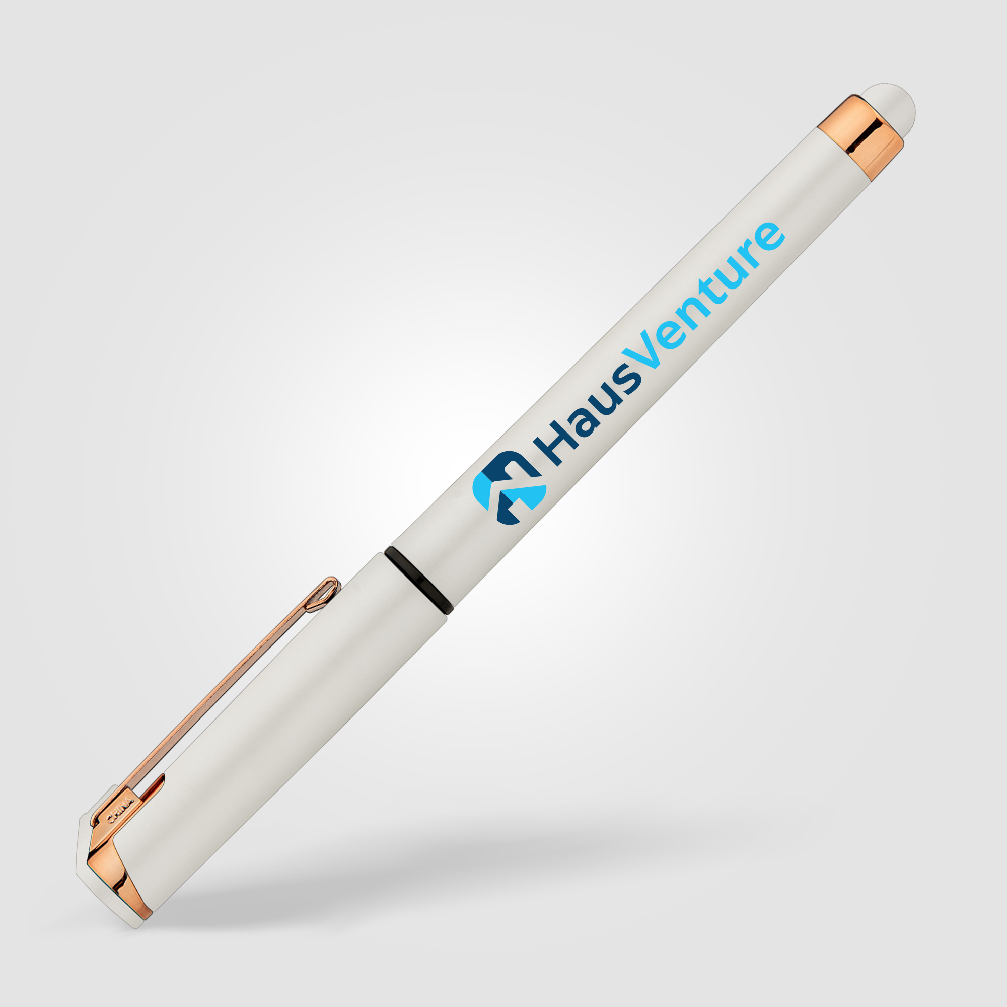 Islander Pearl Rose Gold Stylus Gel Pen 19