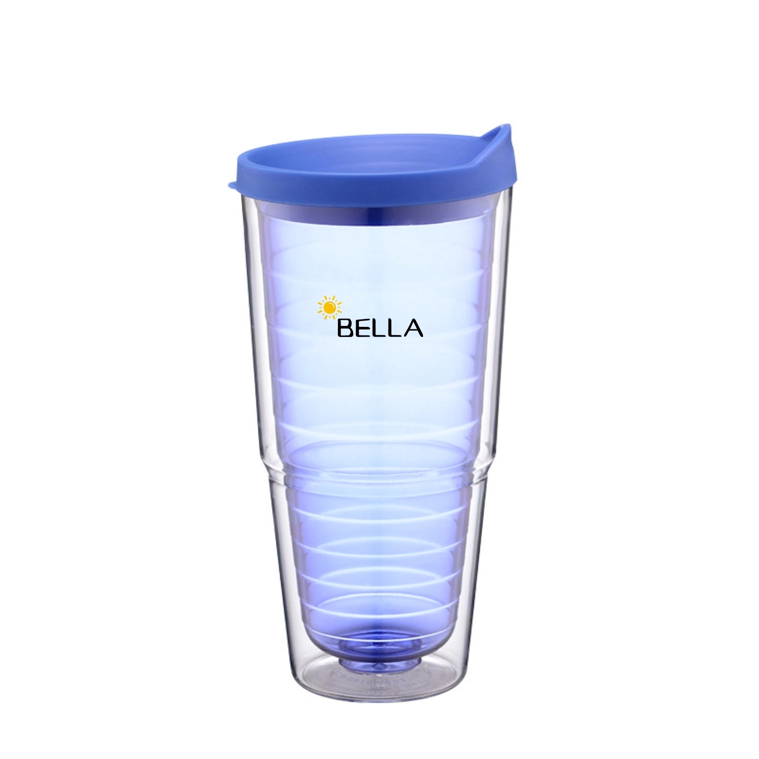 24Oz Double Wall Solid Clear Orbit Acrylic Tumbler 3