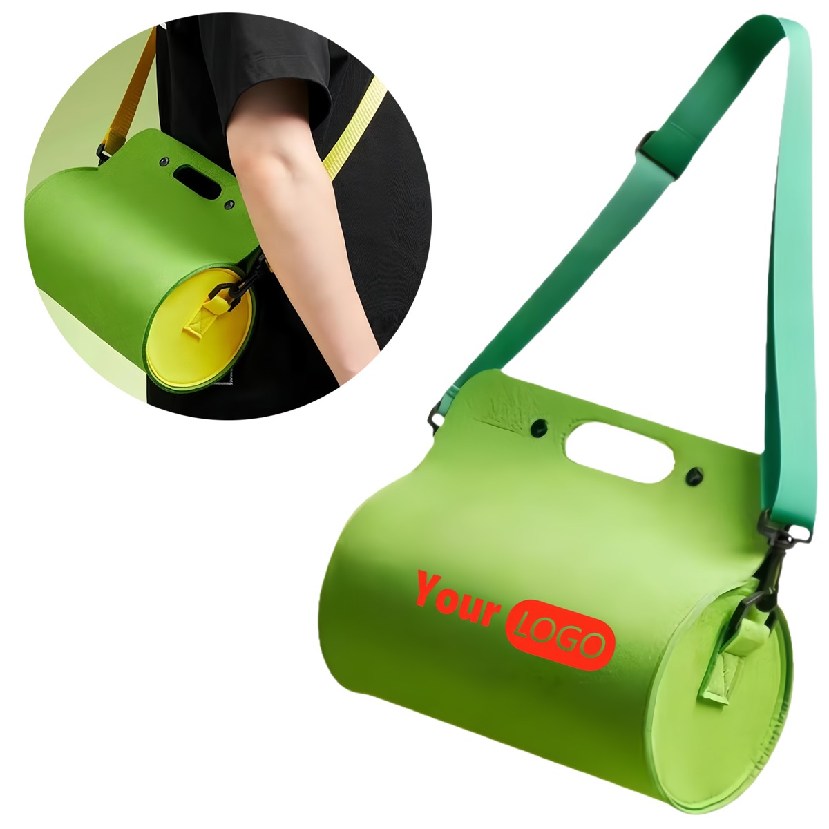 Large-capacity Cylindrical Felt Gift Bag 1