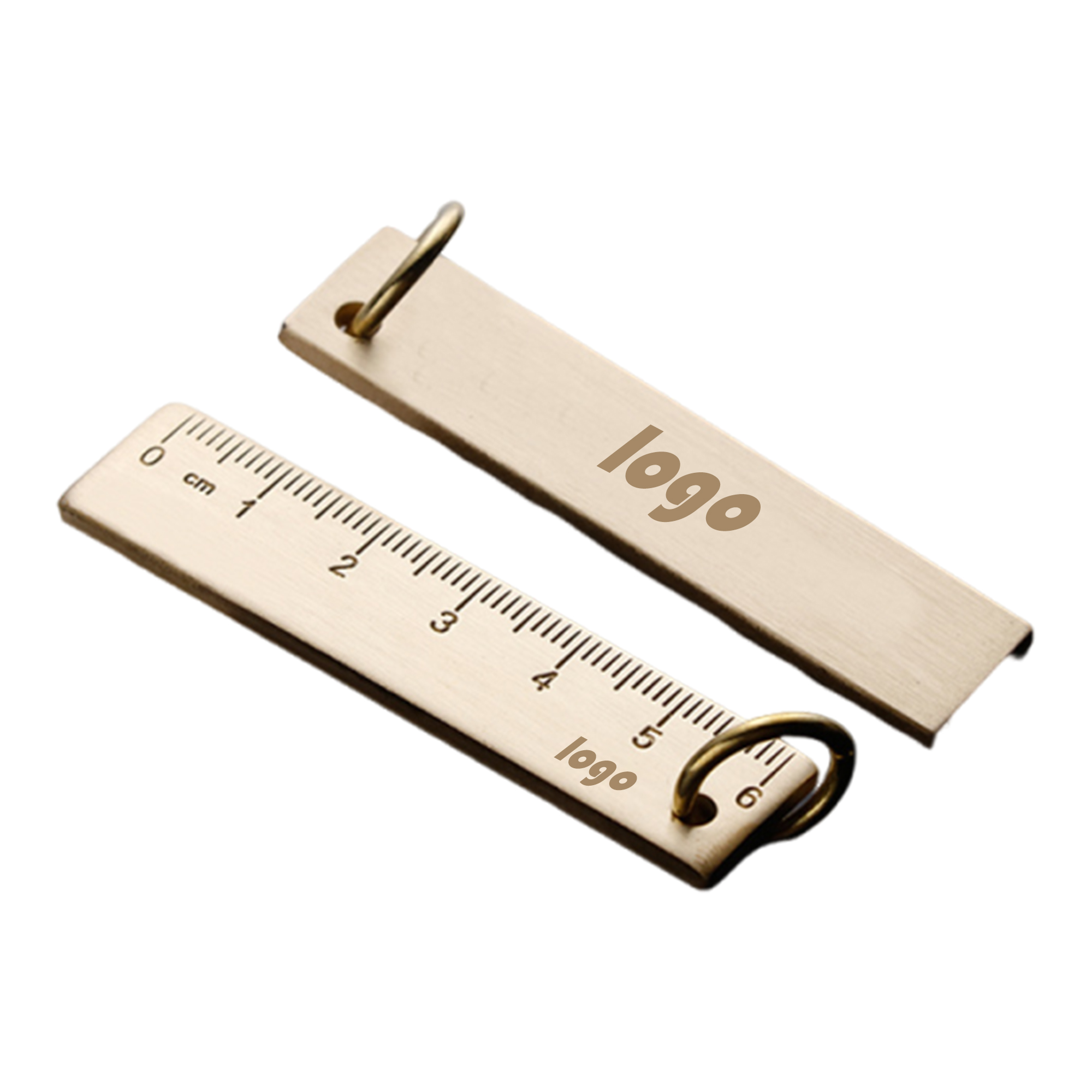 Mini Brass Ruler Key Accessory 2