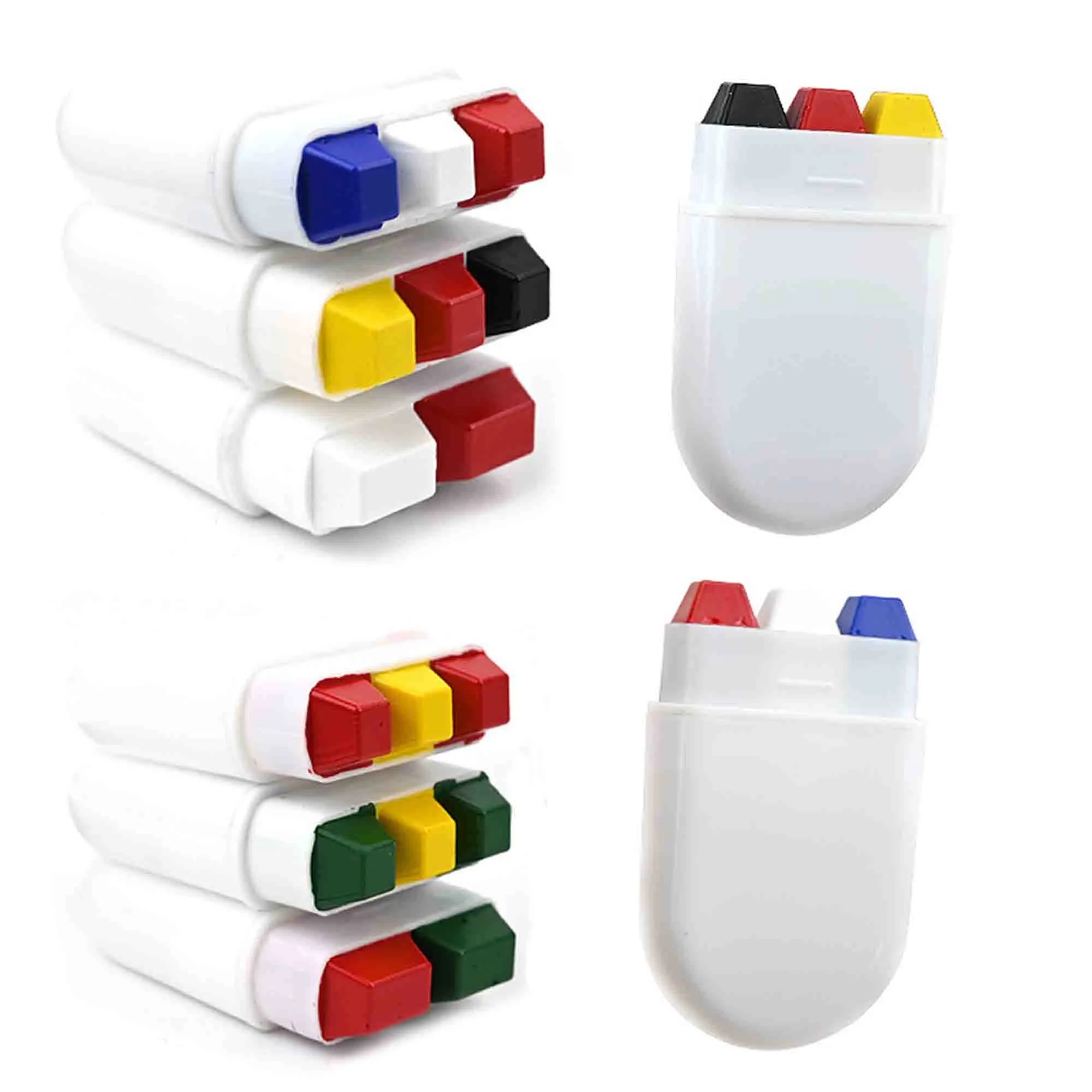 Three Color Face Paint
