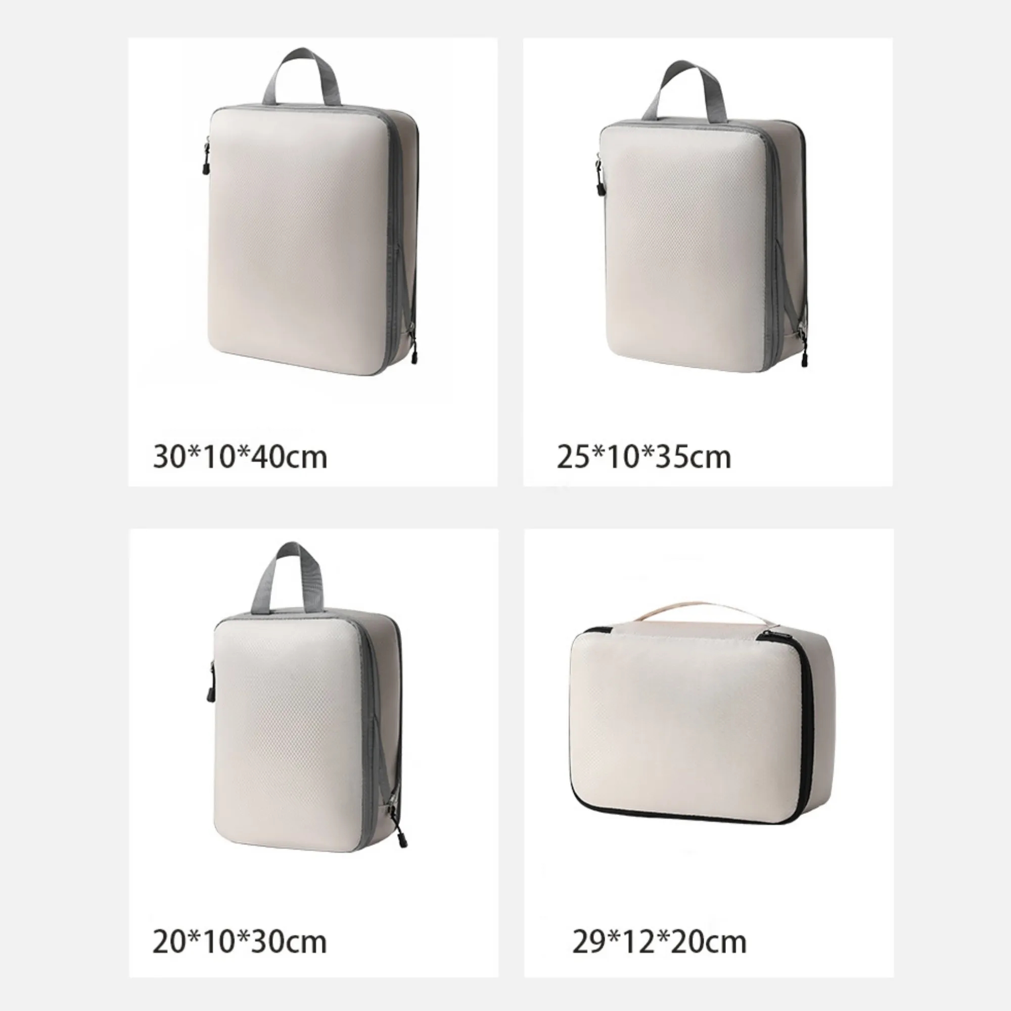 8 Set Compression Packing Cubes Travel Accessories 15