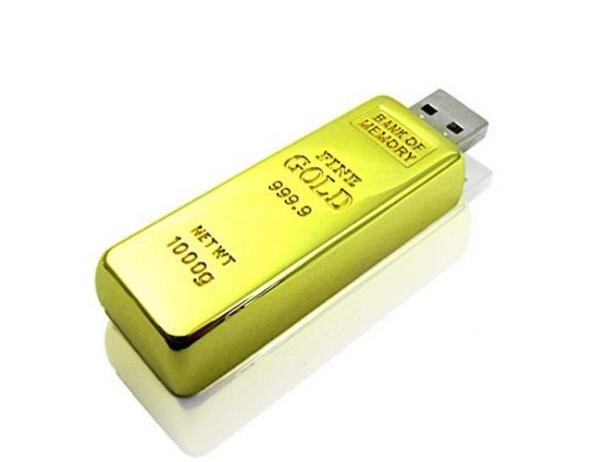 Gold Bar USB flash drive 2GB 4GB 8GB 16GB 5
