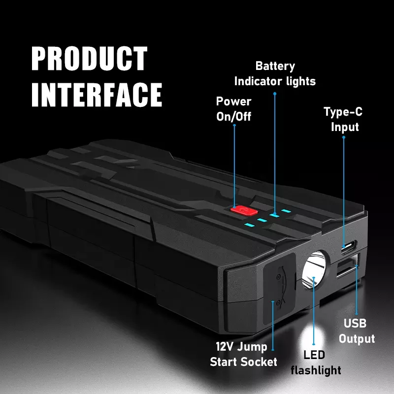 Modern Smart Car Jump Start & Power Bank 3