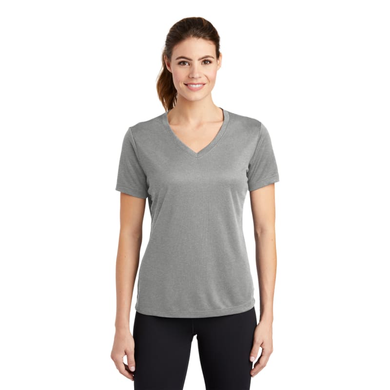 Sport-Tek Women's PosiCharge RacerMesh V-Neck Tee. 18