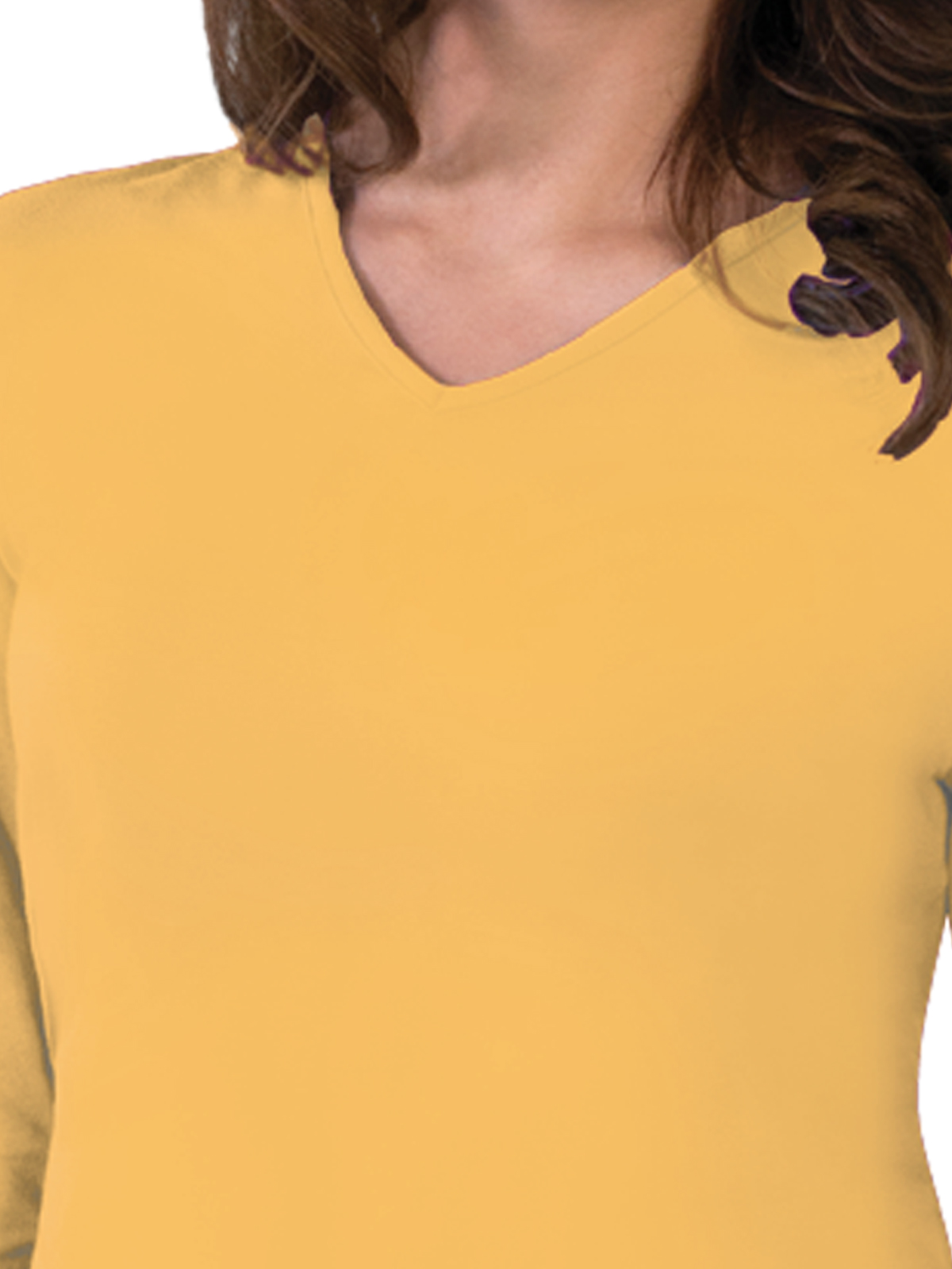 Blue Generation - Women's Pocketless 3/4-Sleeve V-Neck Tee 13