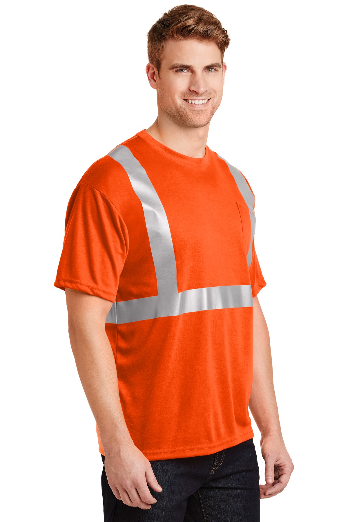 CornerStone - ANSI 107 Class 2 Safety T-Shirt. CS401 8