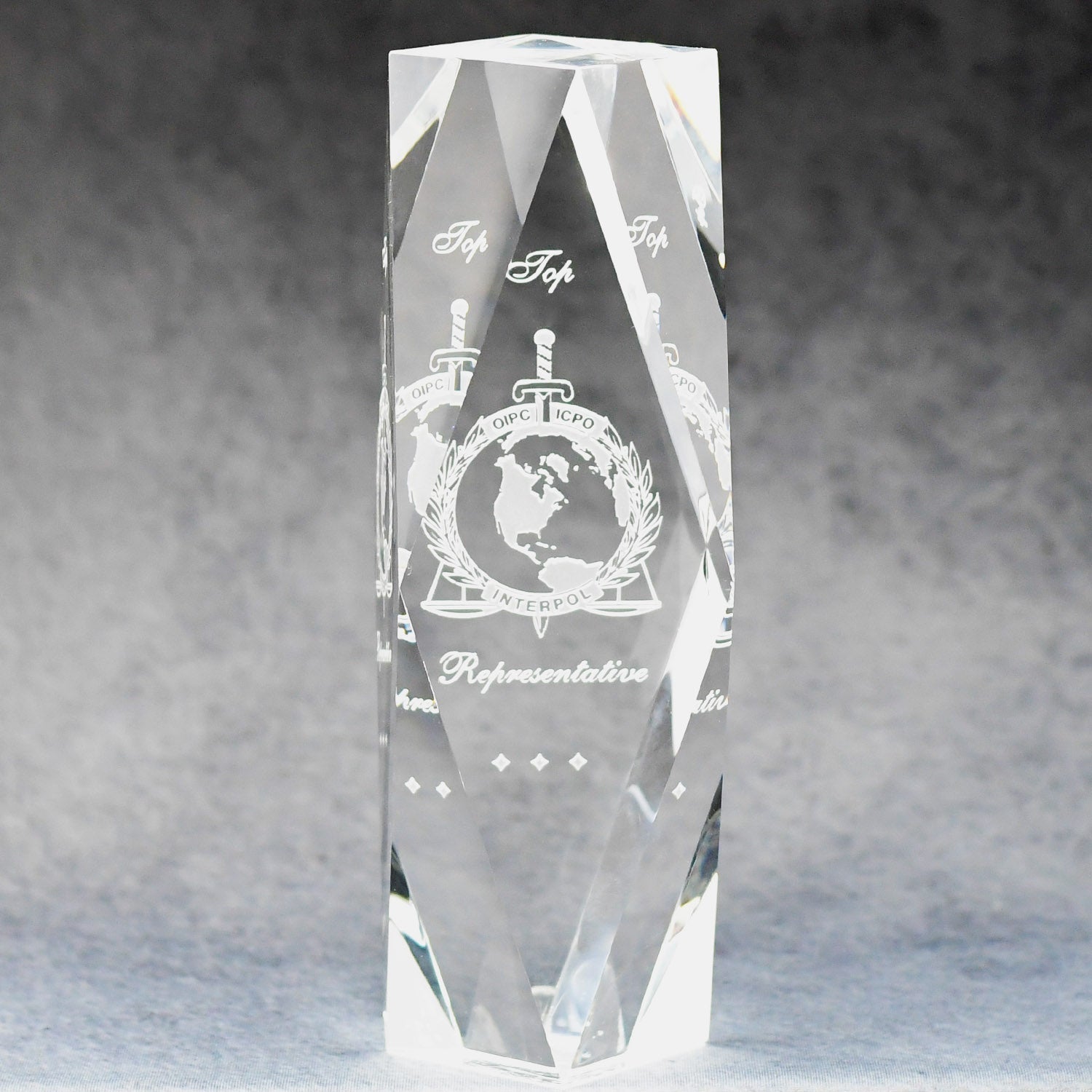 Multi-Faceted Optic Crystal Tower 1