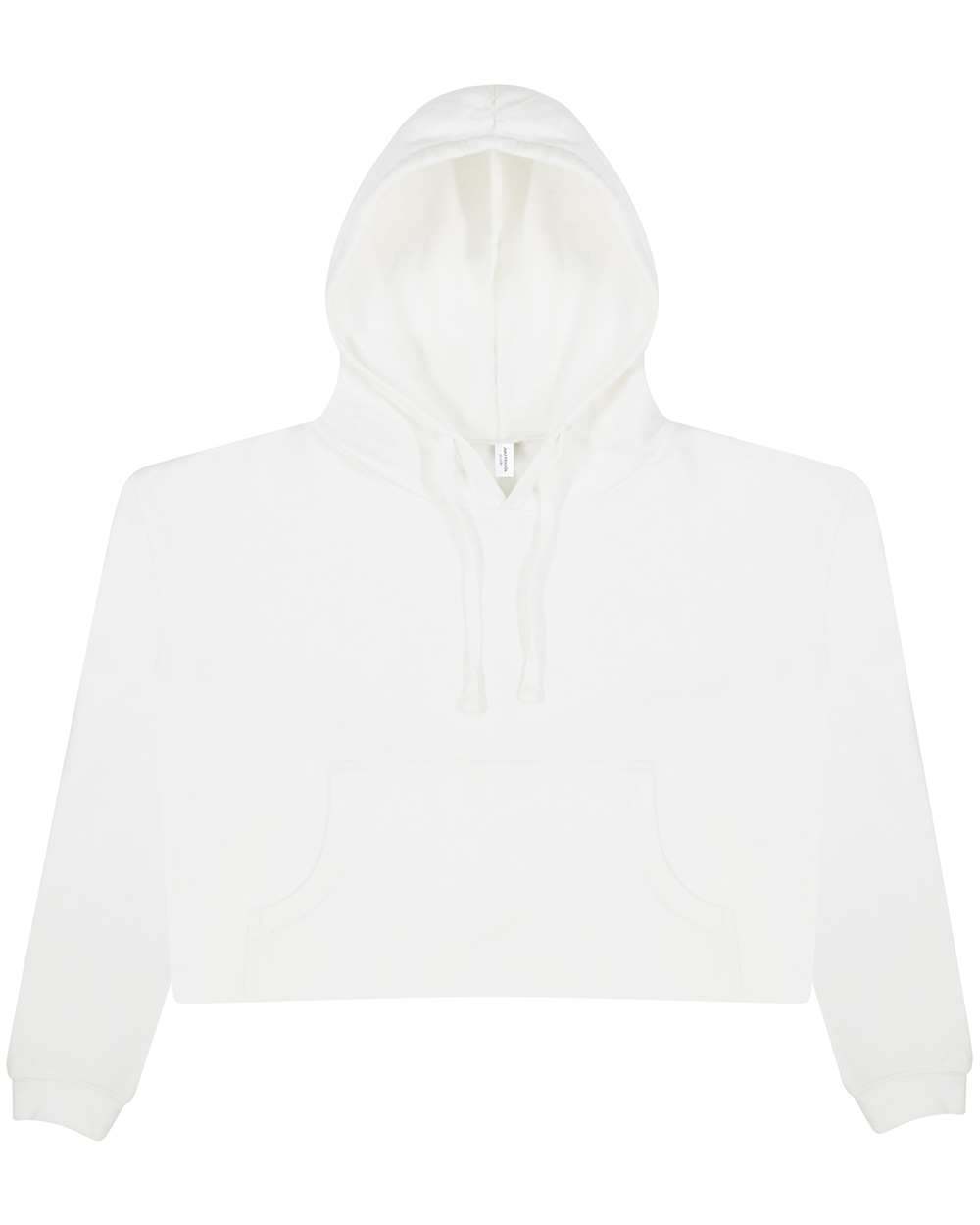 Women's Girlie Cropped Hooded Fleece with Pocket - JHA016 7